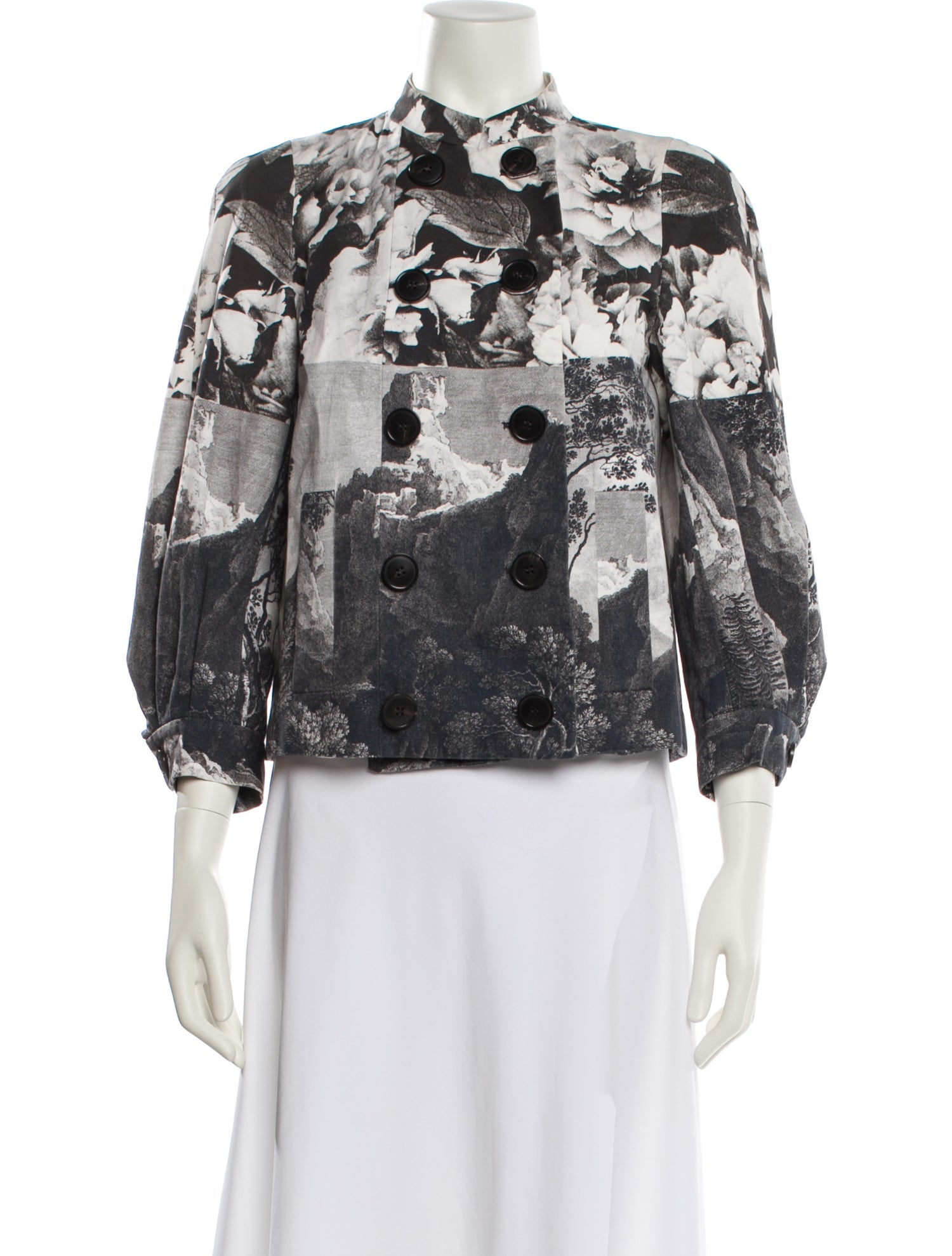 Dries Van Noten Printed Evening Jacket