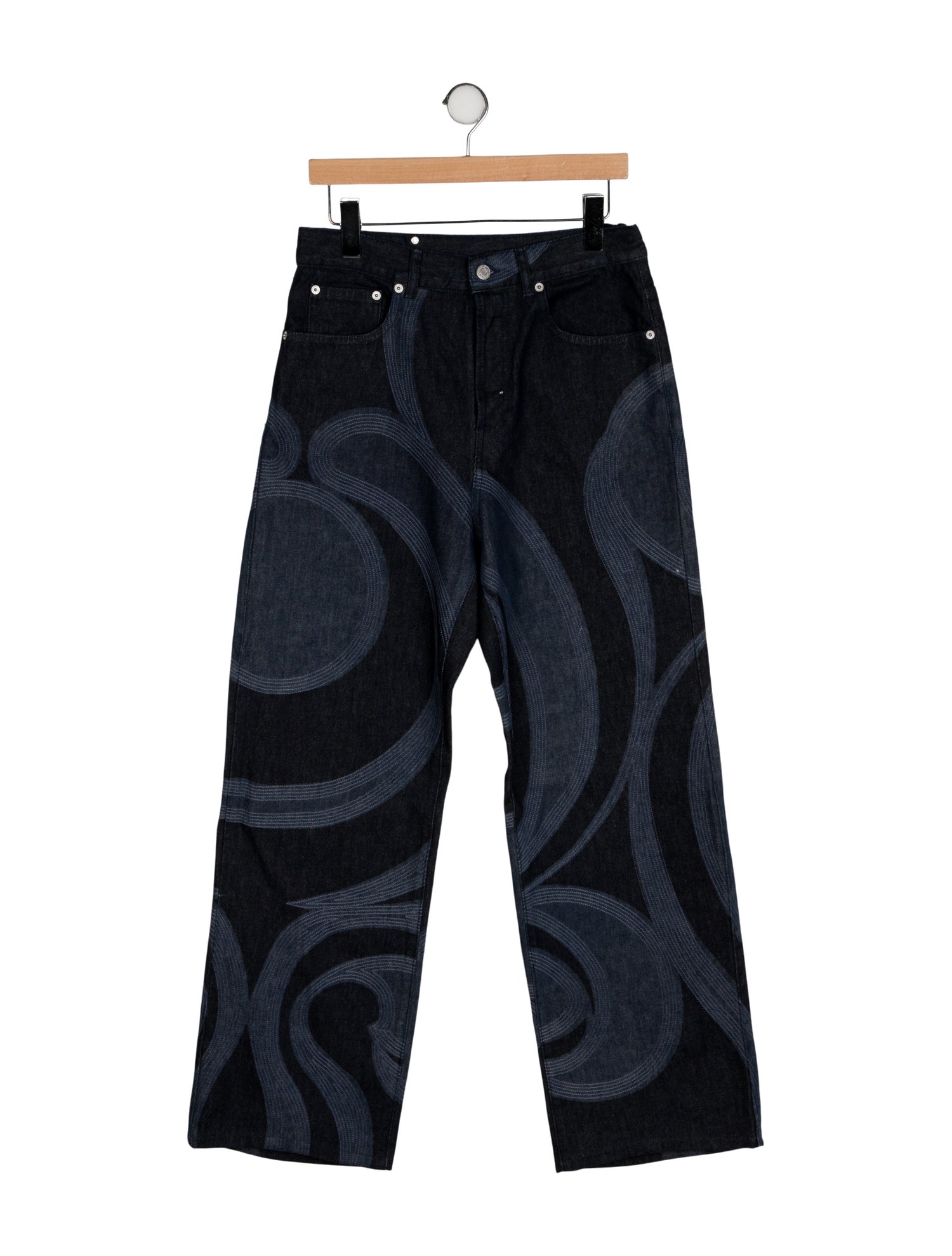 Dries Van Noten High-Rise Wide Leg Jeans