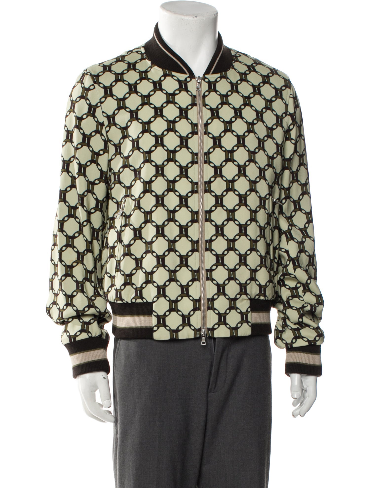 Dries Van Noten Printed Bomber Jacket