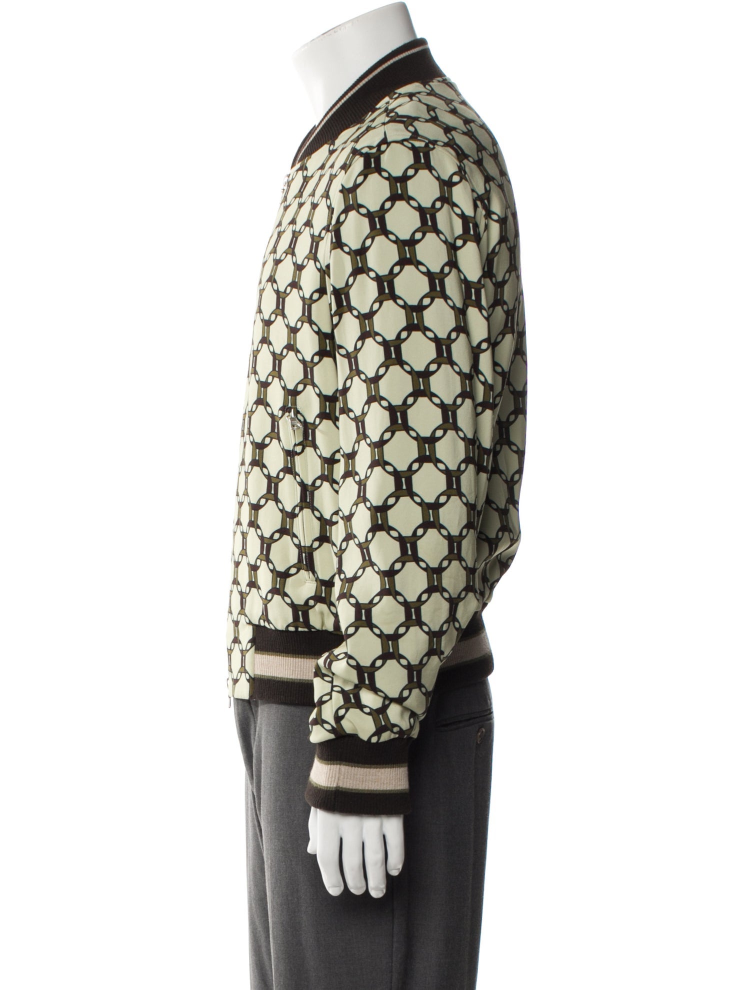 Dries Van Noten Printed Bomber Jacket