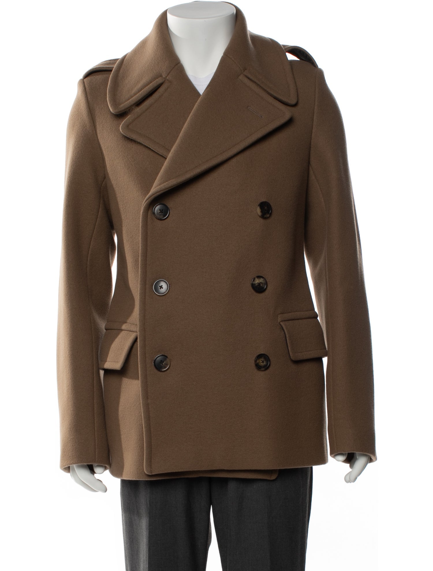 Dries Van Noten Wool Peacoat