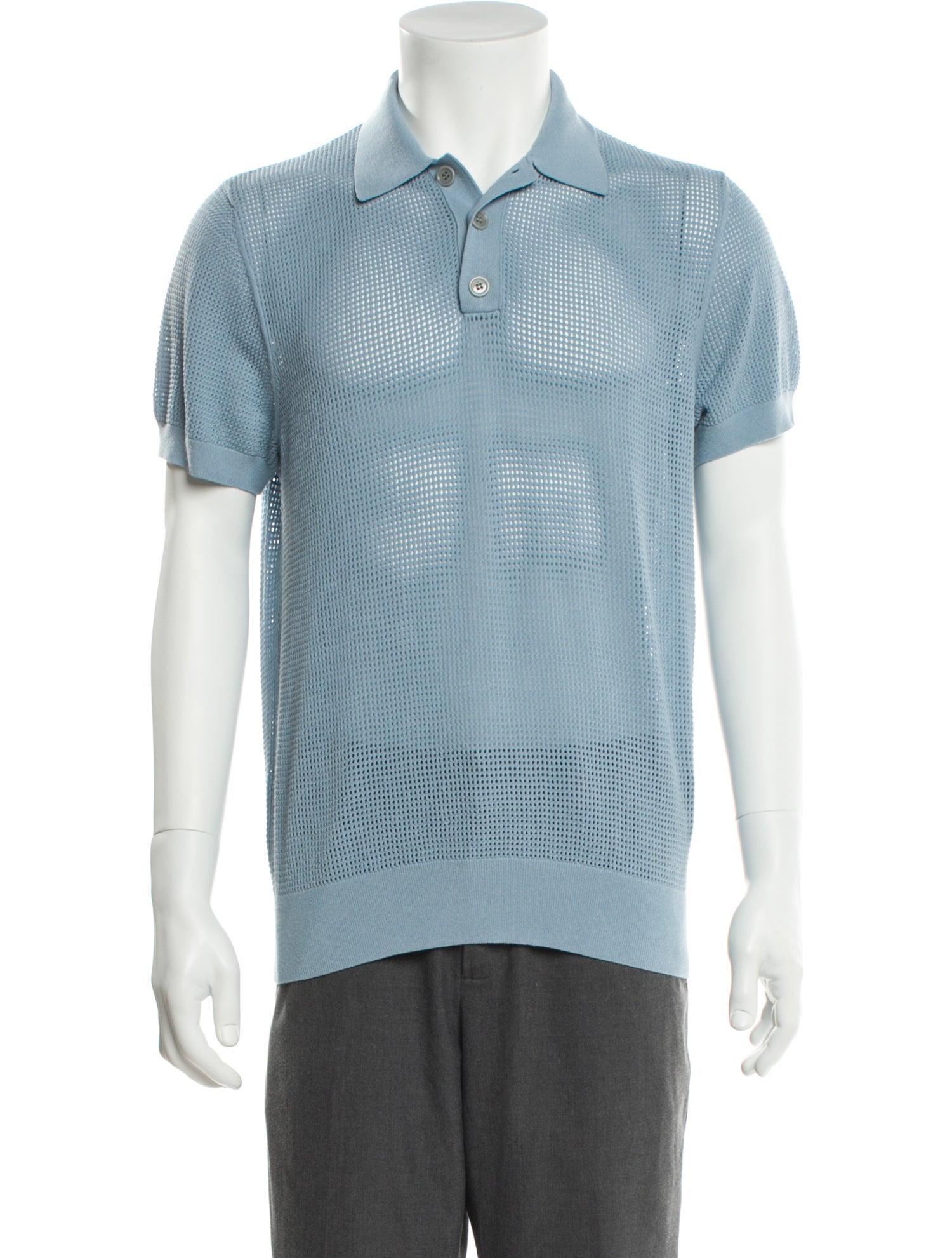 Dries Van Noten Lace Pattern Short Sleeve Shirt