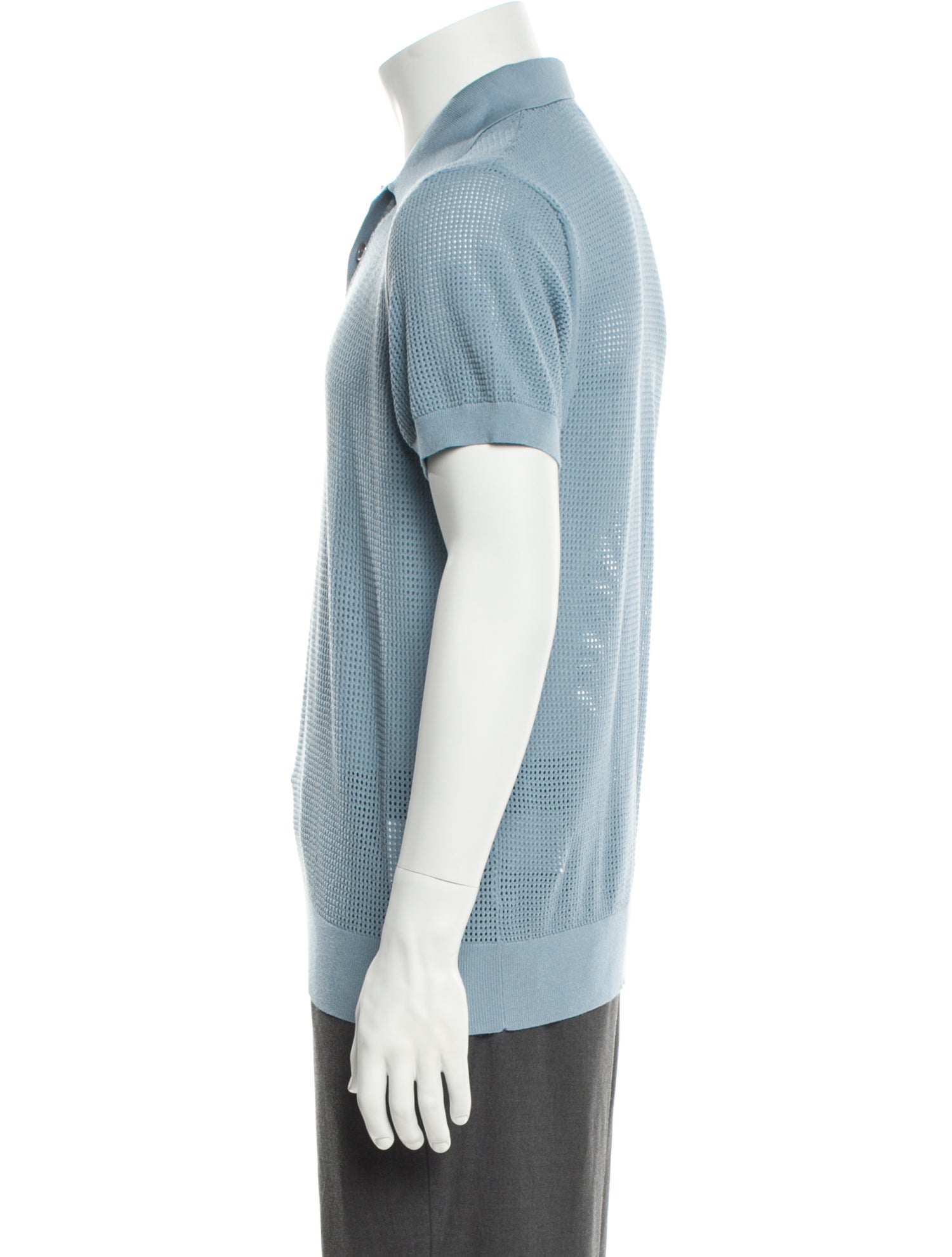 Dries Van Noten Lace Pattern Short Sleeve Shirt