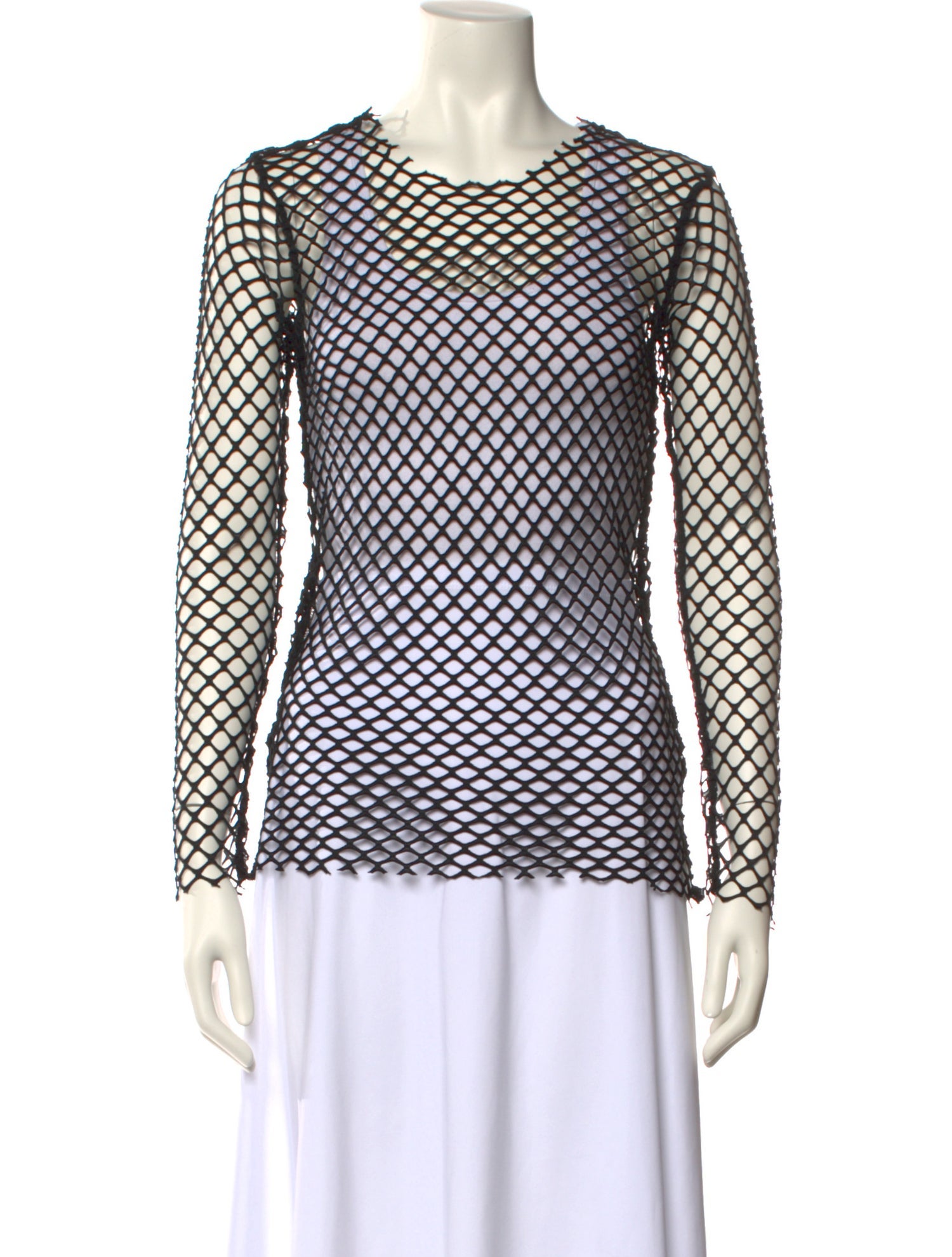 Dries Van Noten Printed Crew Neck Top