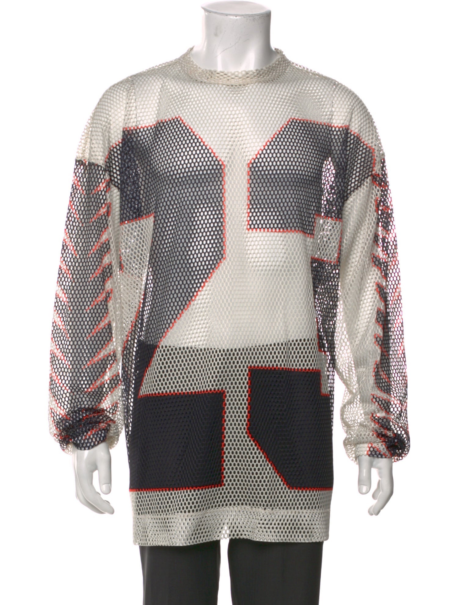 Dries Van Noten Graphic Print Long Sleeve Jersey