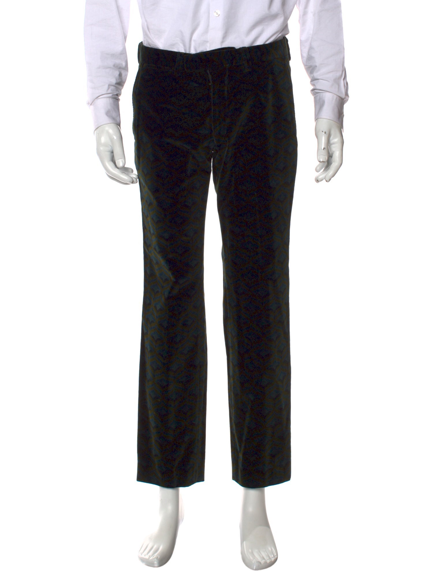 Dries Van Noten Patterned Dress Pants