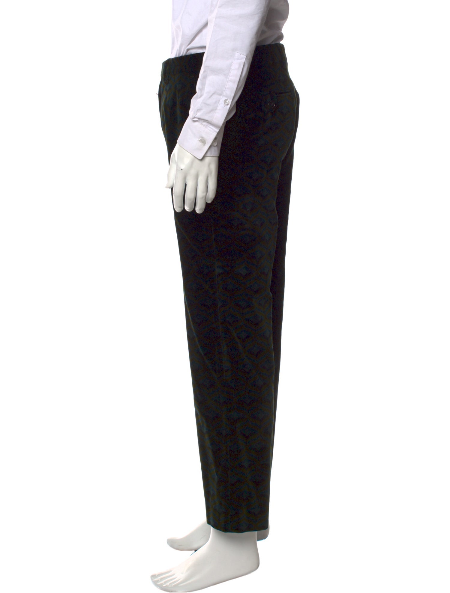 Dries Van Noten Patterned Dress Pants