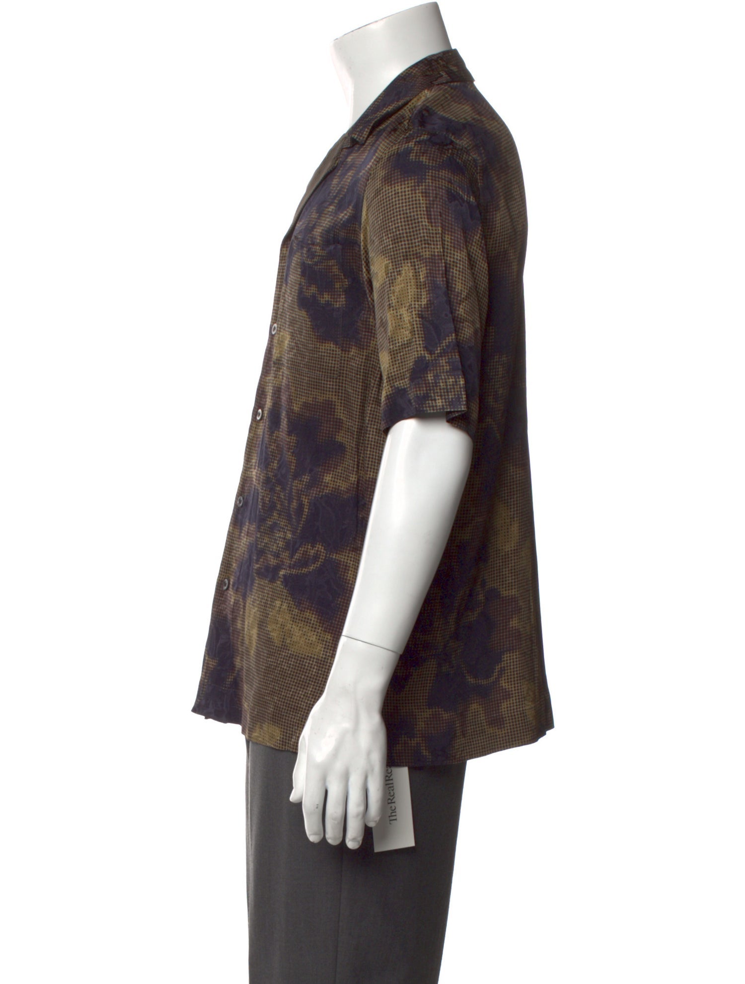 Dries Van Noten Printed Short Sleeve Shirt