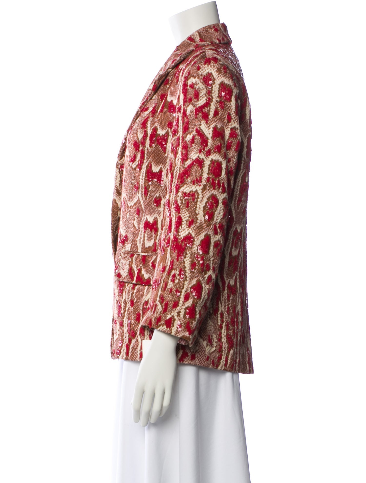 Dries Van Noten Animal Print Blazer