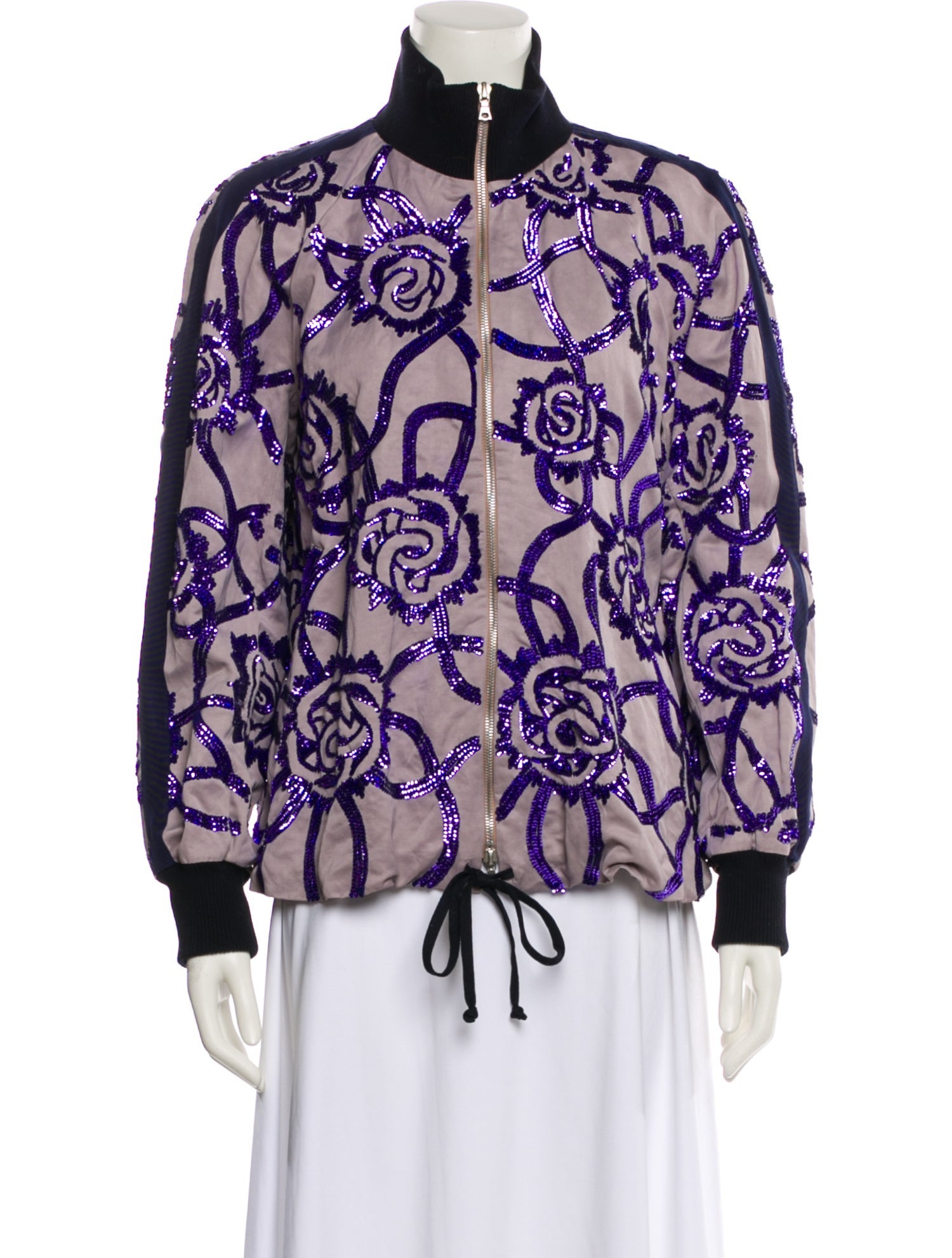 Dries Van Noten Printed Bomber Jacket