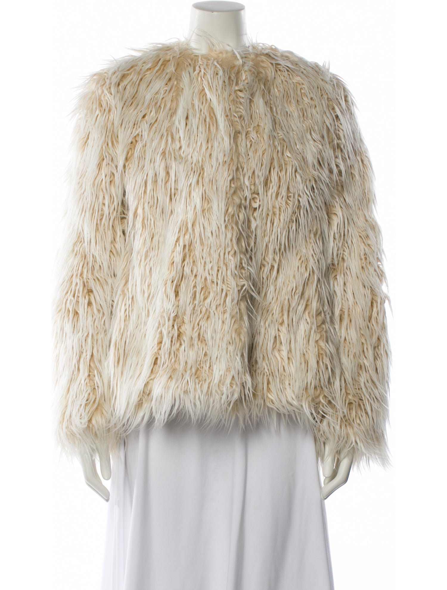 Dries Van Noten Faux Fur Faux Fur Jacket