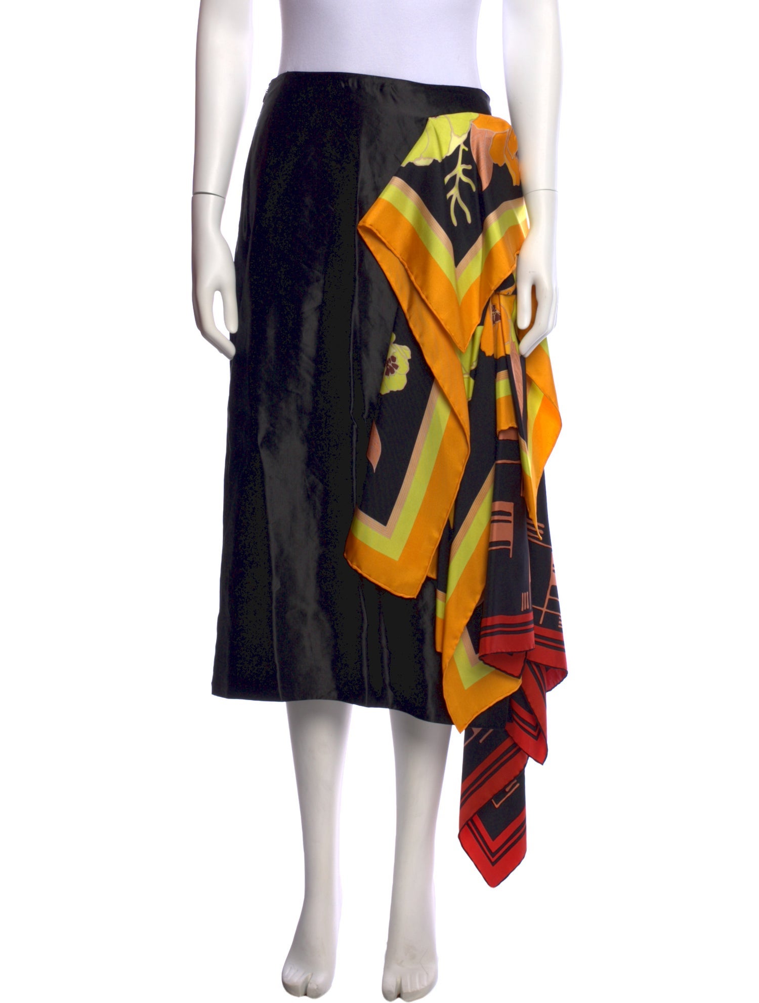 Dries Van Noten Printed Long Skirt