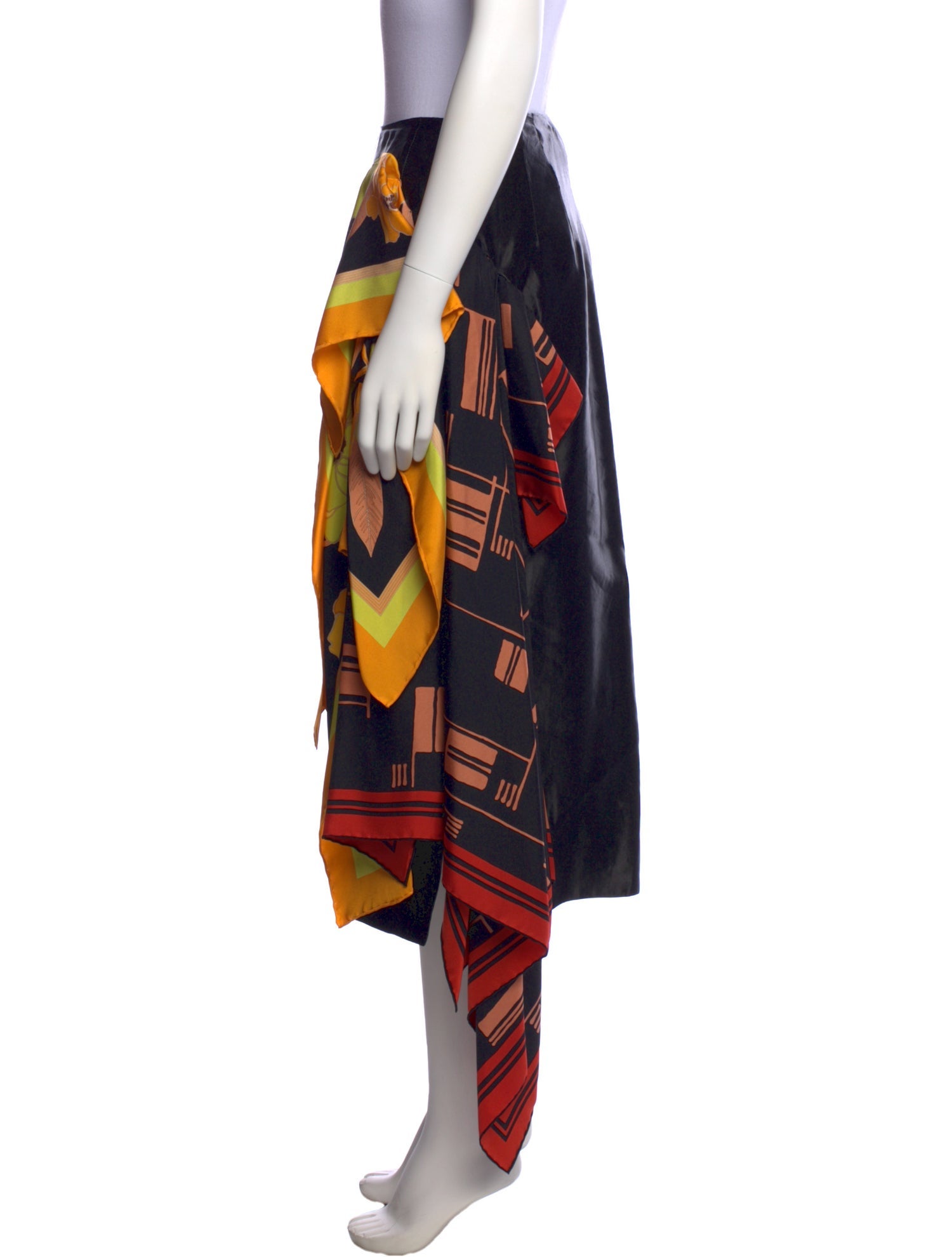 Dries Van Noten Printed Long Skirt