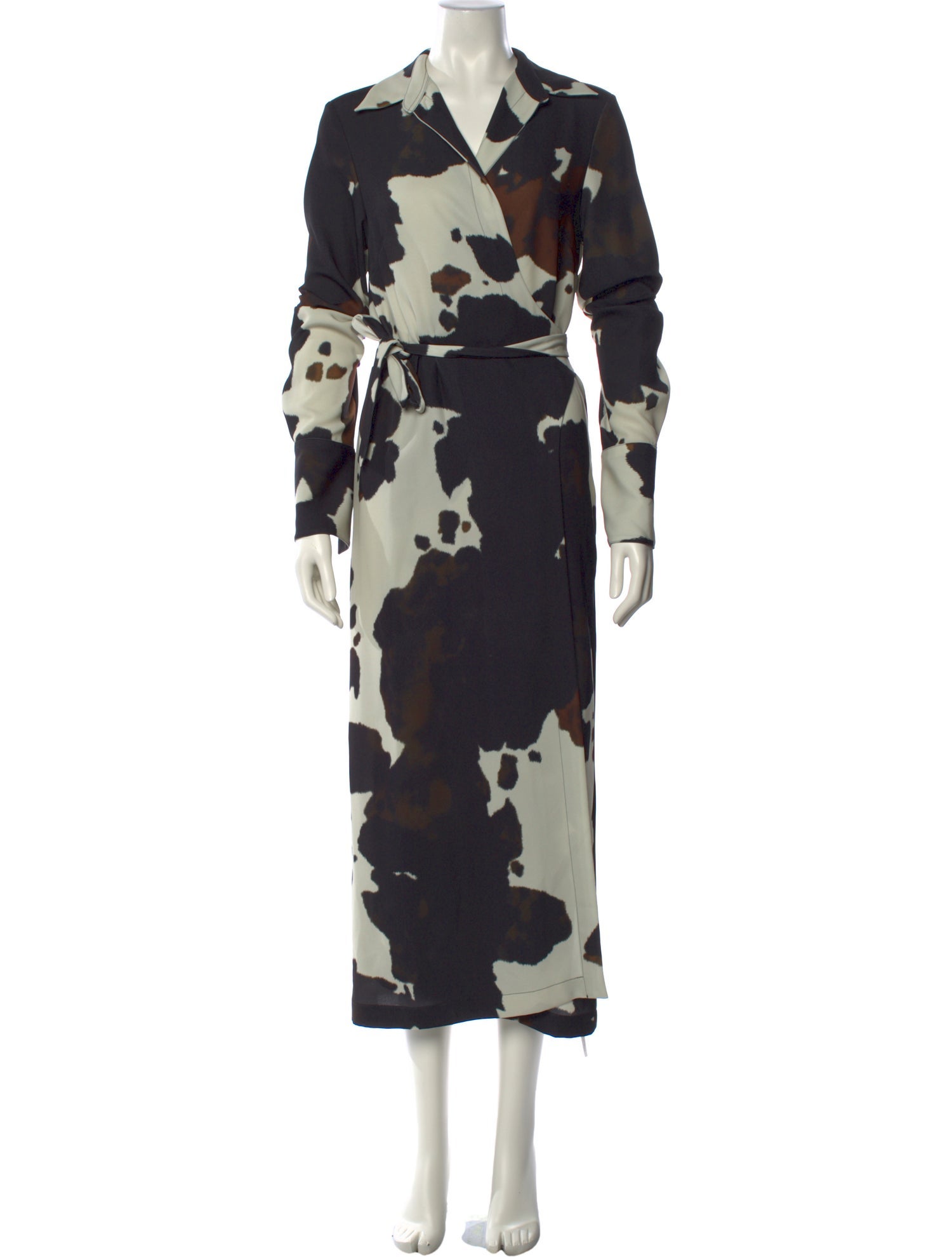 Dries Van Noten Printed Long Dress