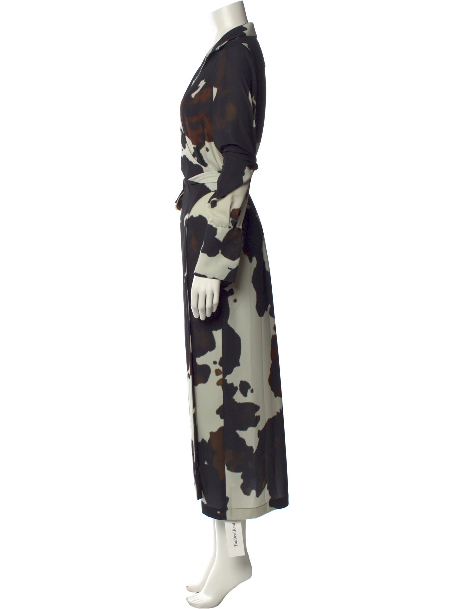 Dries Van Noten Printed Long Dress