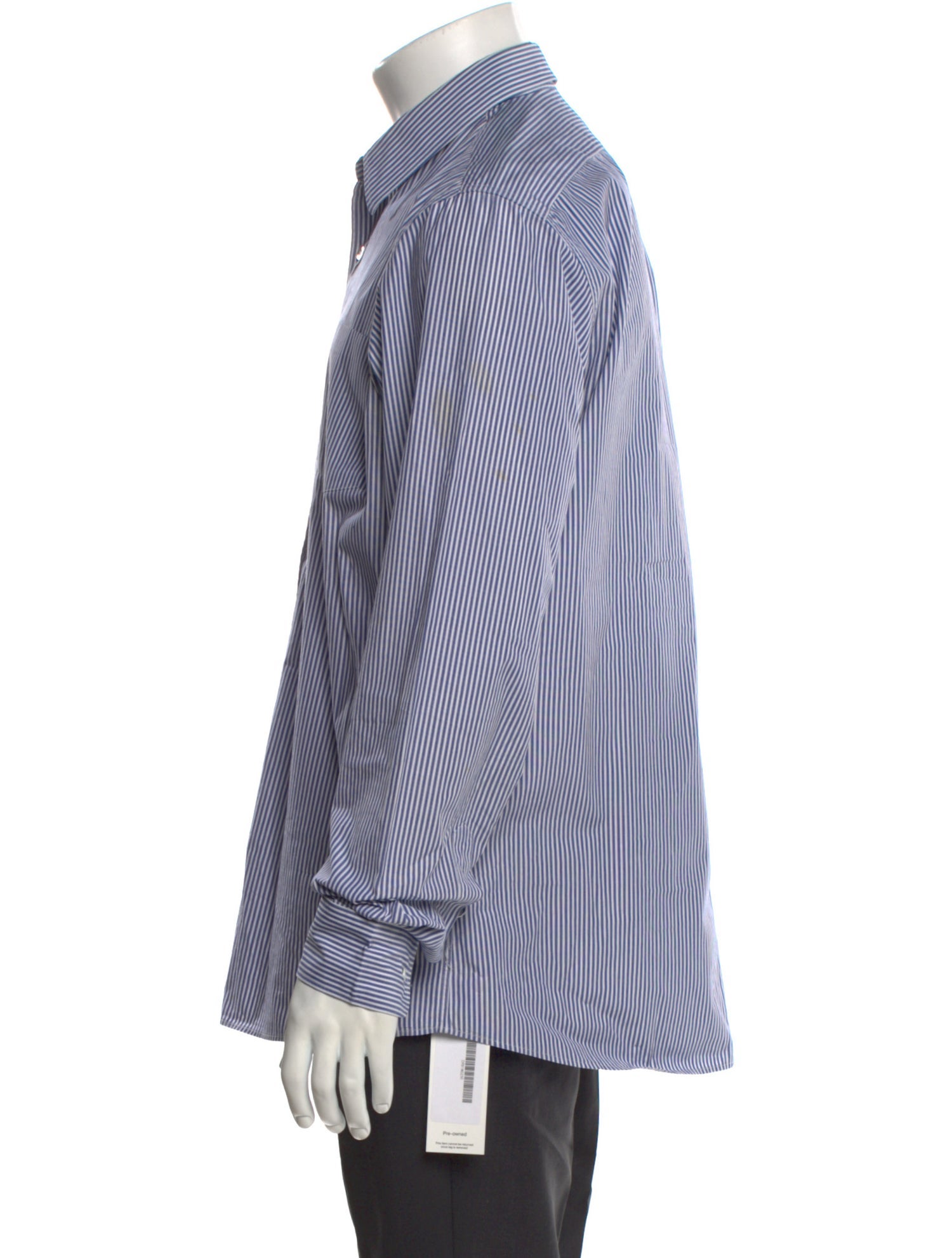 Dries Van Noten Striped Long Sleeve Shirt