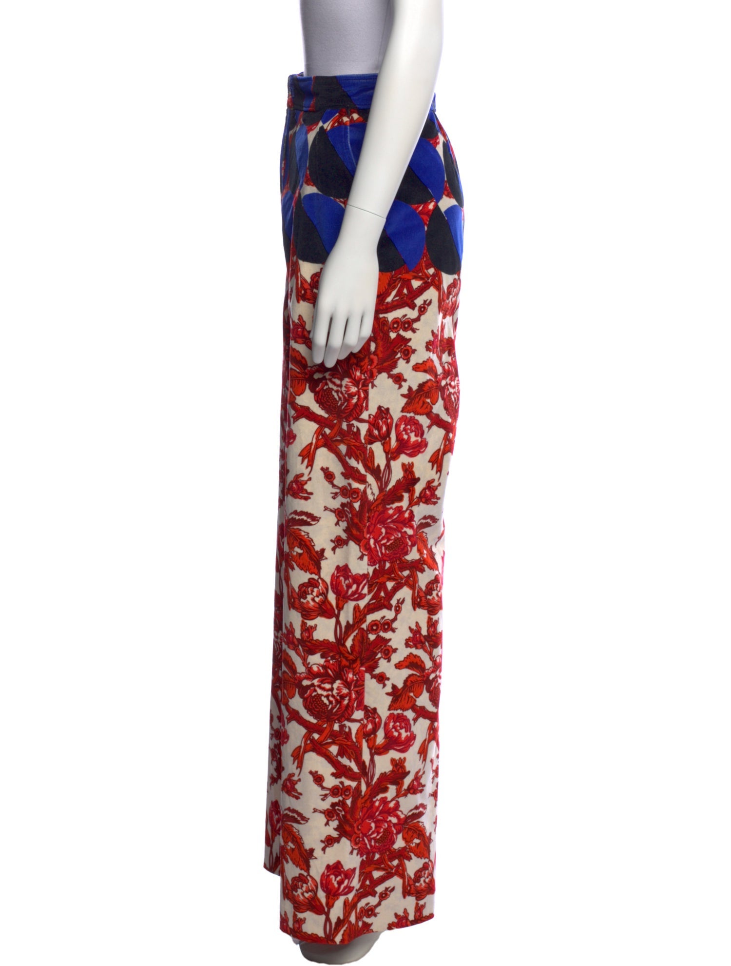Dries Van Noten Printed Wide Leg Pants