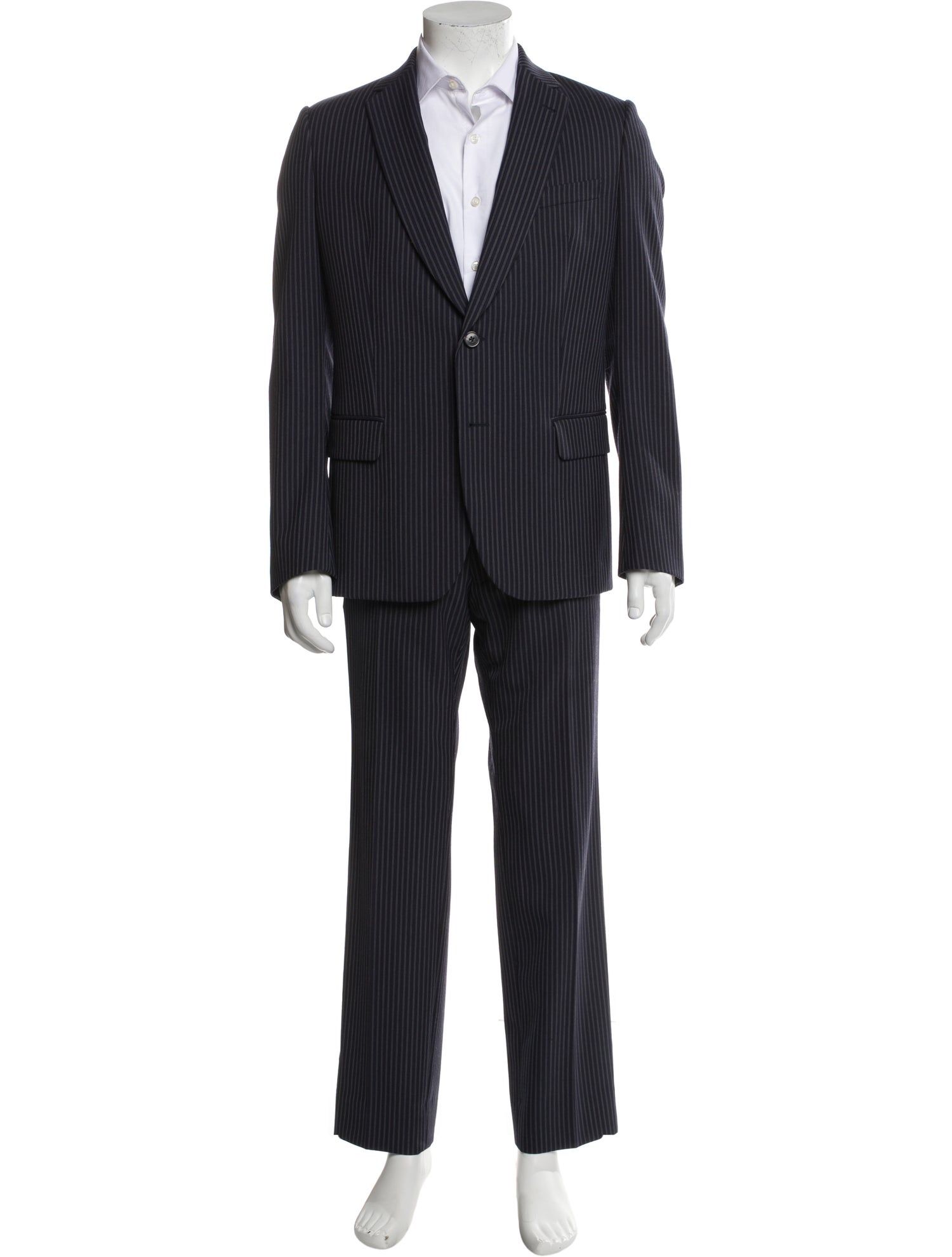 Dries Van Noten Striped Two-Piece Suit