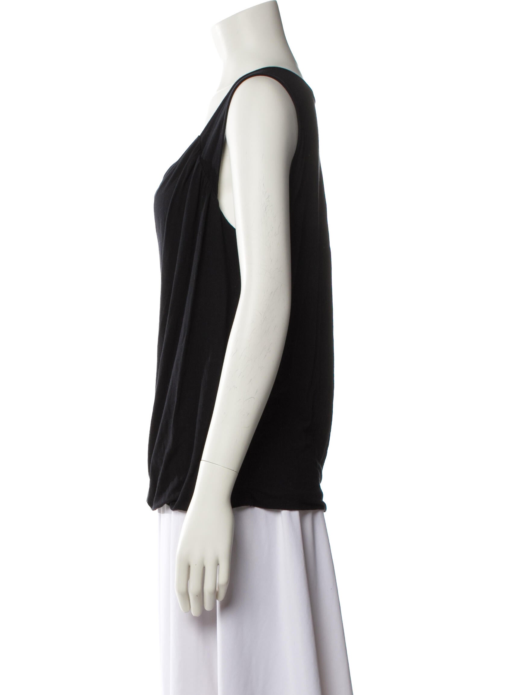 Dries Van Noten Cowl Neck Sleeveless Top