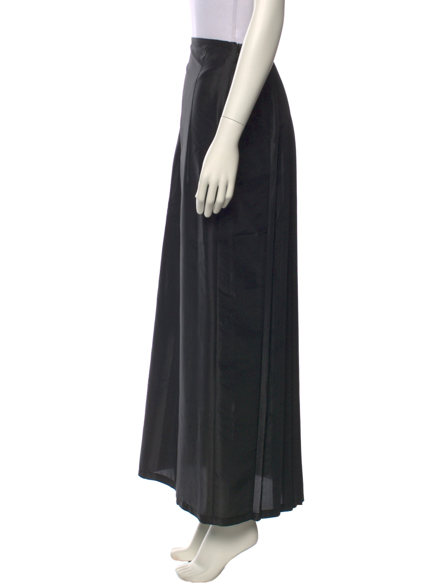 Dries Van Noten Pleated Accents Midi Length Skirt