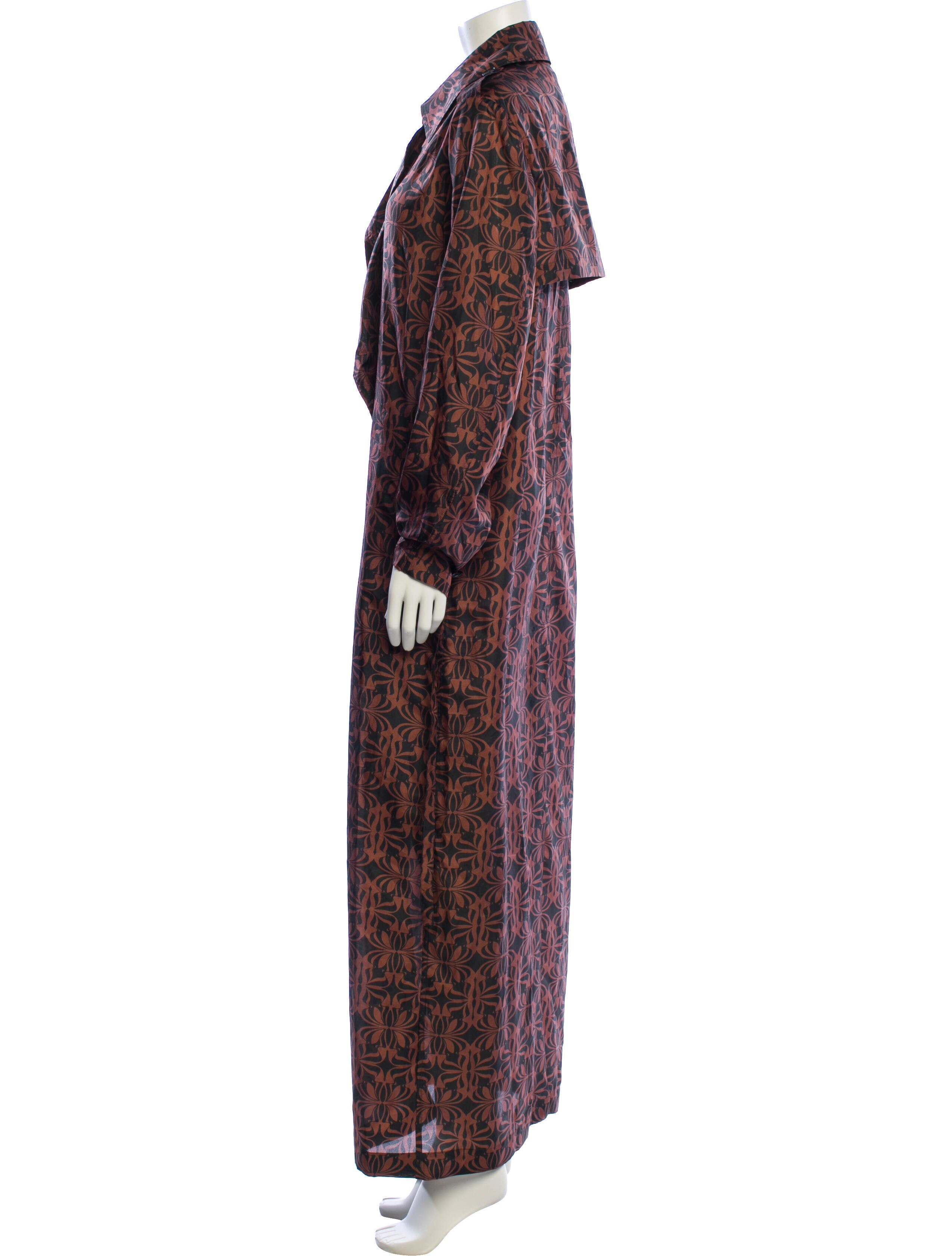 Dries Van Noten Silk Printed Coat w/ Tags