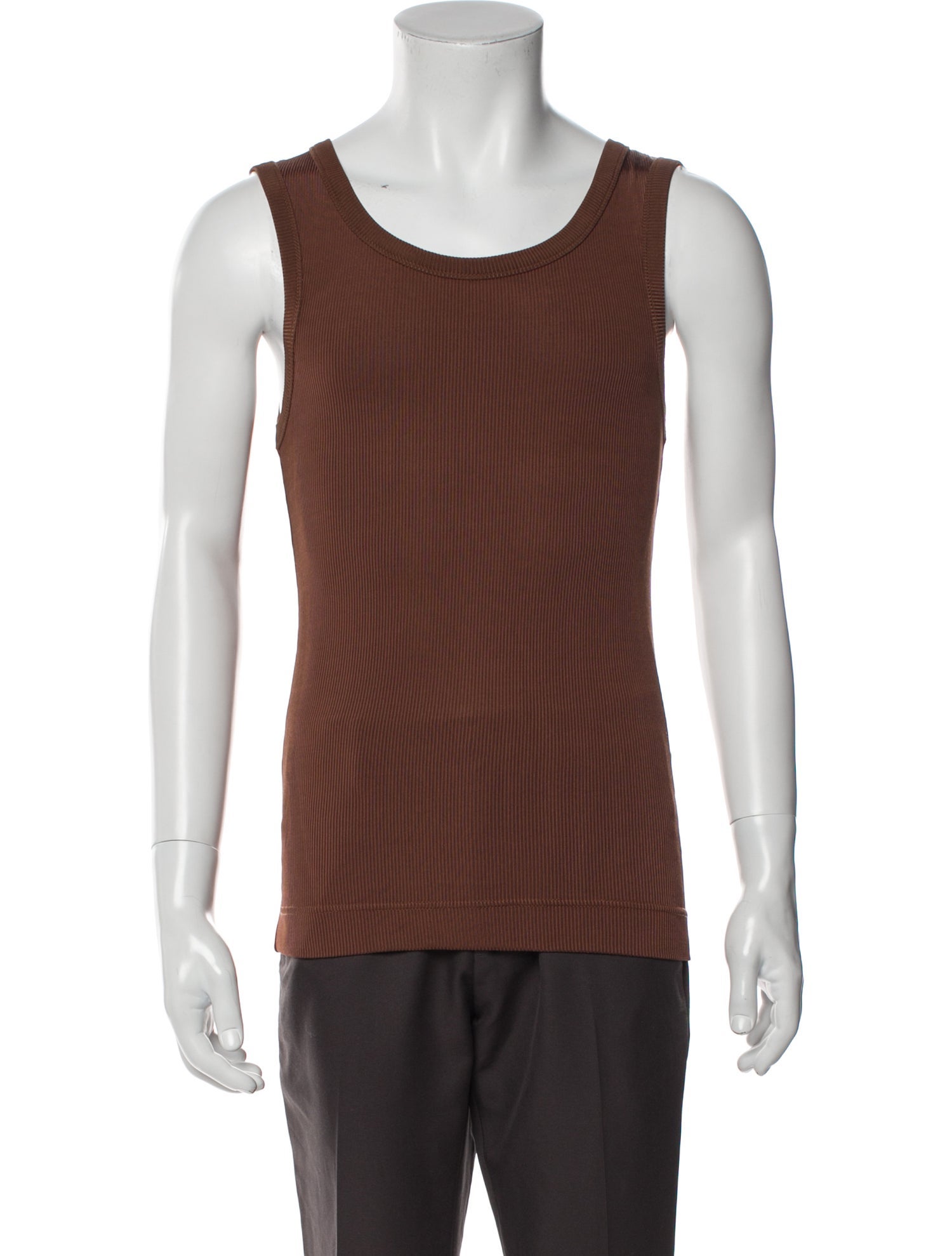 Dries Van Noten Scoop Neck Sleeveless T-Shirt