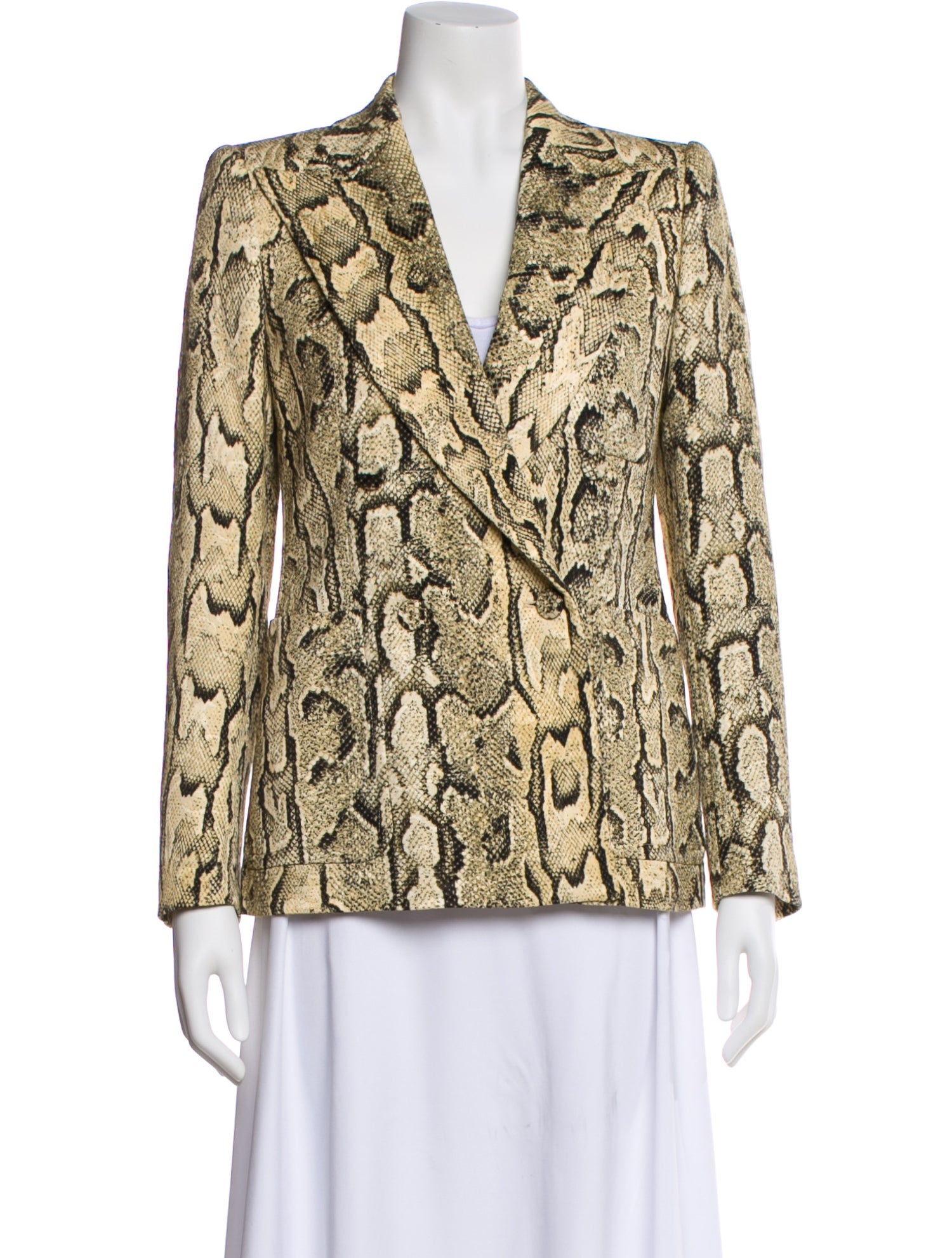 Dries Van Noten Animal Print Blazer