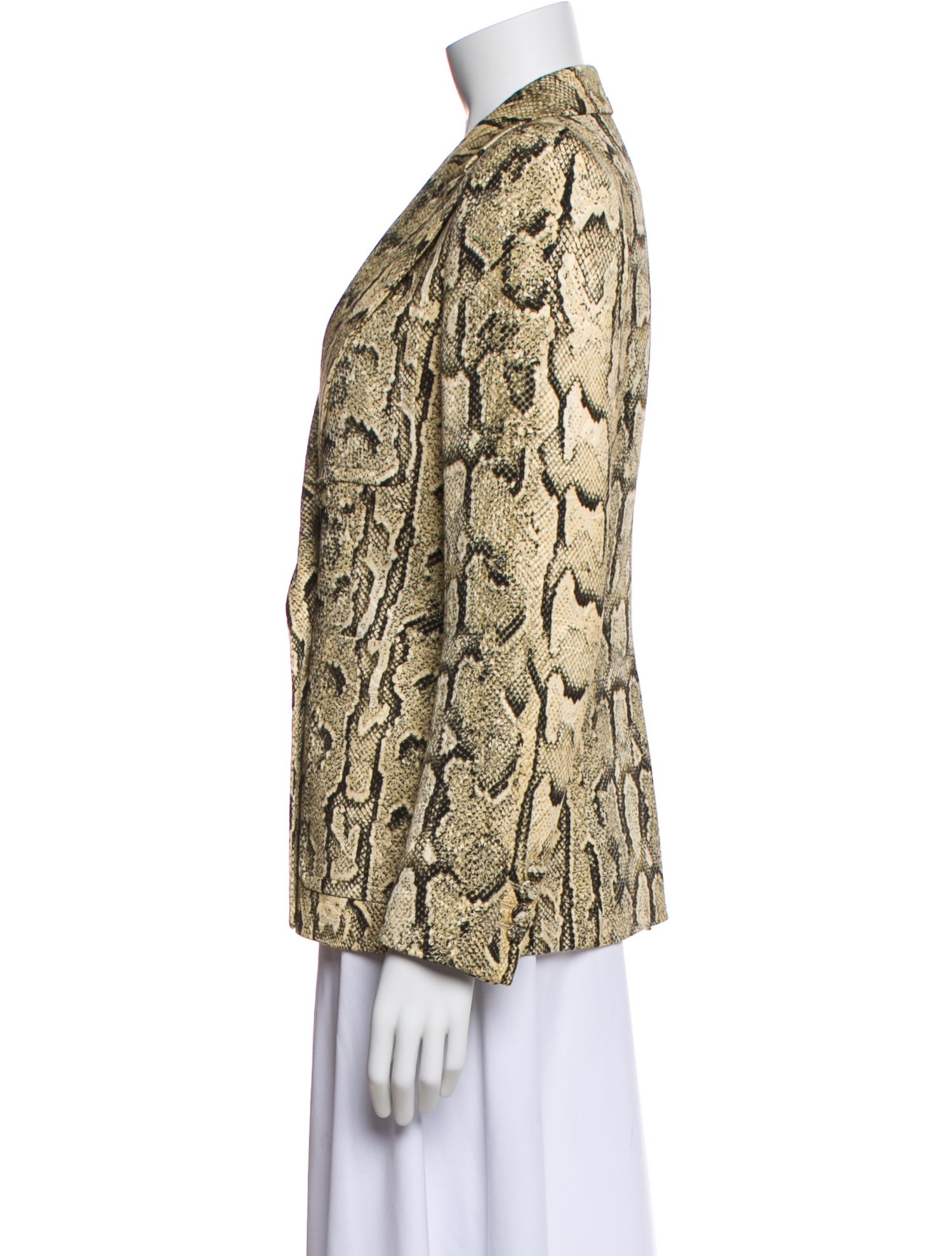 Dries Van Noten Animal Print Blazer