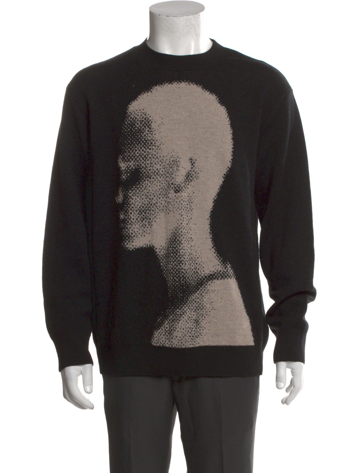 Dries Van Noten Merino Wool Printed Pullover