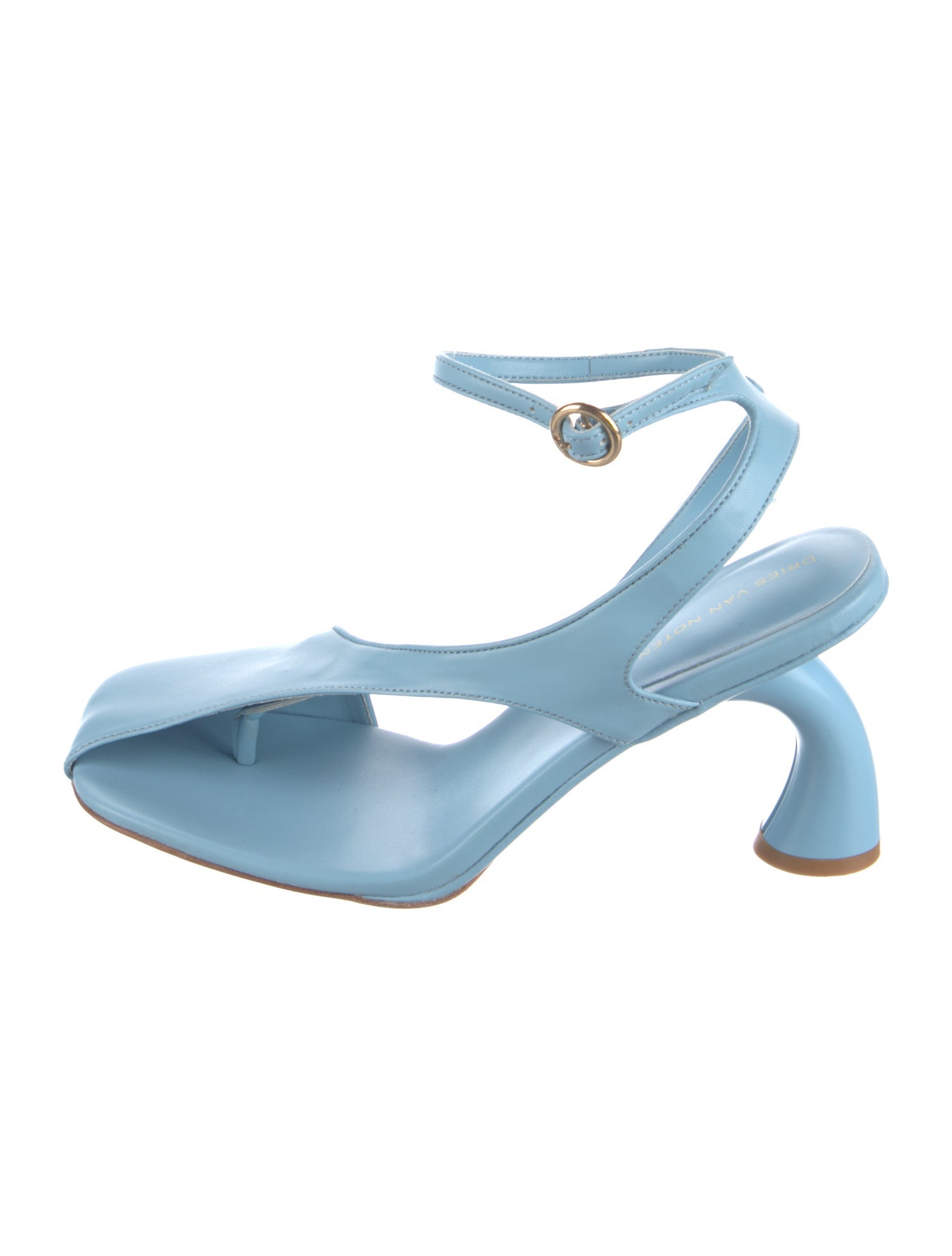 Dries Van Noten Leather Slingback Pumps