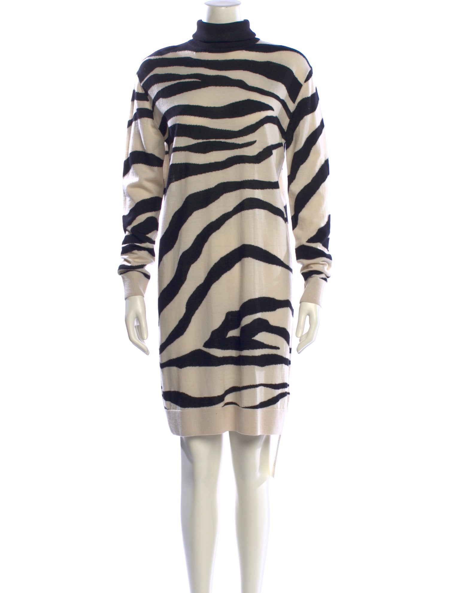 Dries Van Noten Merino Wool Animal Print Sweater