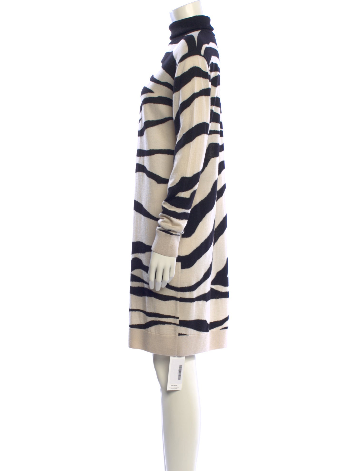 Dries Van Noten Merino Wool Animal Print Sweater