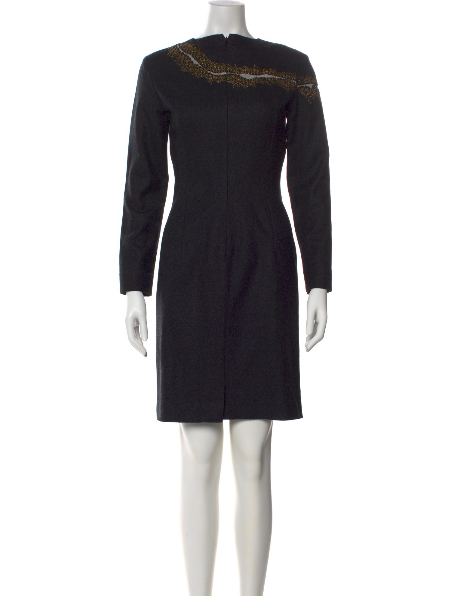 Dries Van Noten Scoop Neck Mini Dress