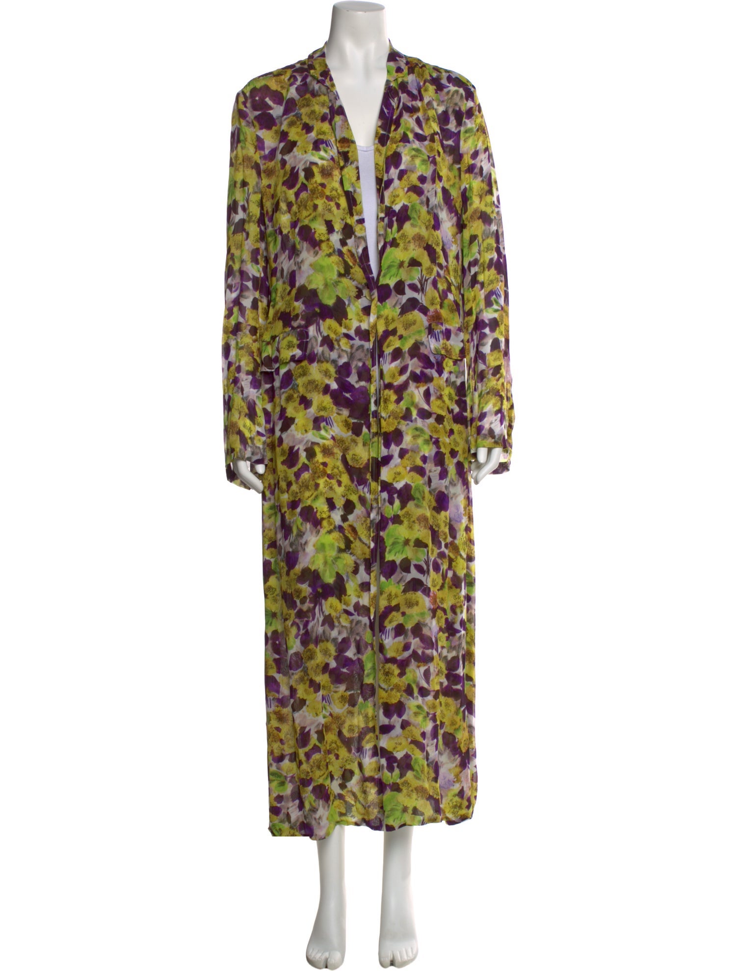 Dries Van Noten Floral Print Long Dress