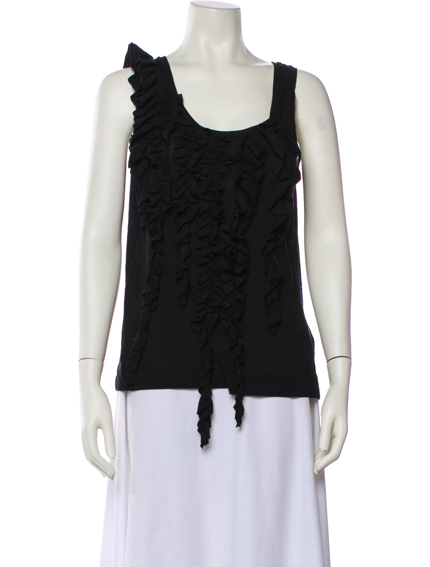 Dries Van Noten Scoop Neck Sleeveless Top