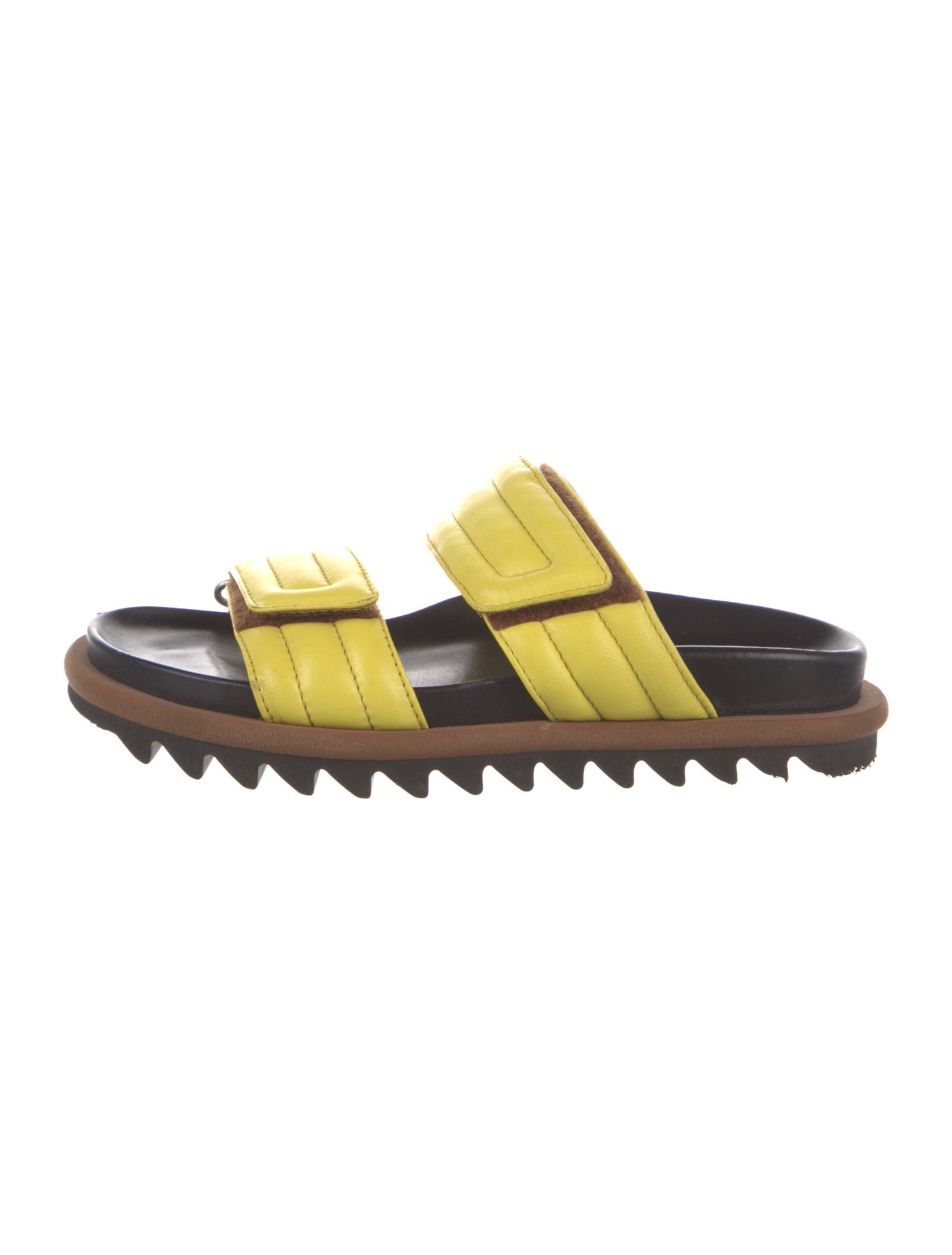 Dries Van Noten Leather Slides