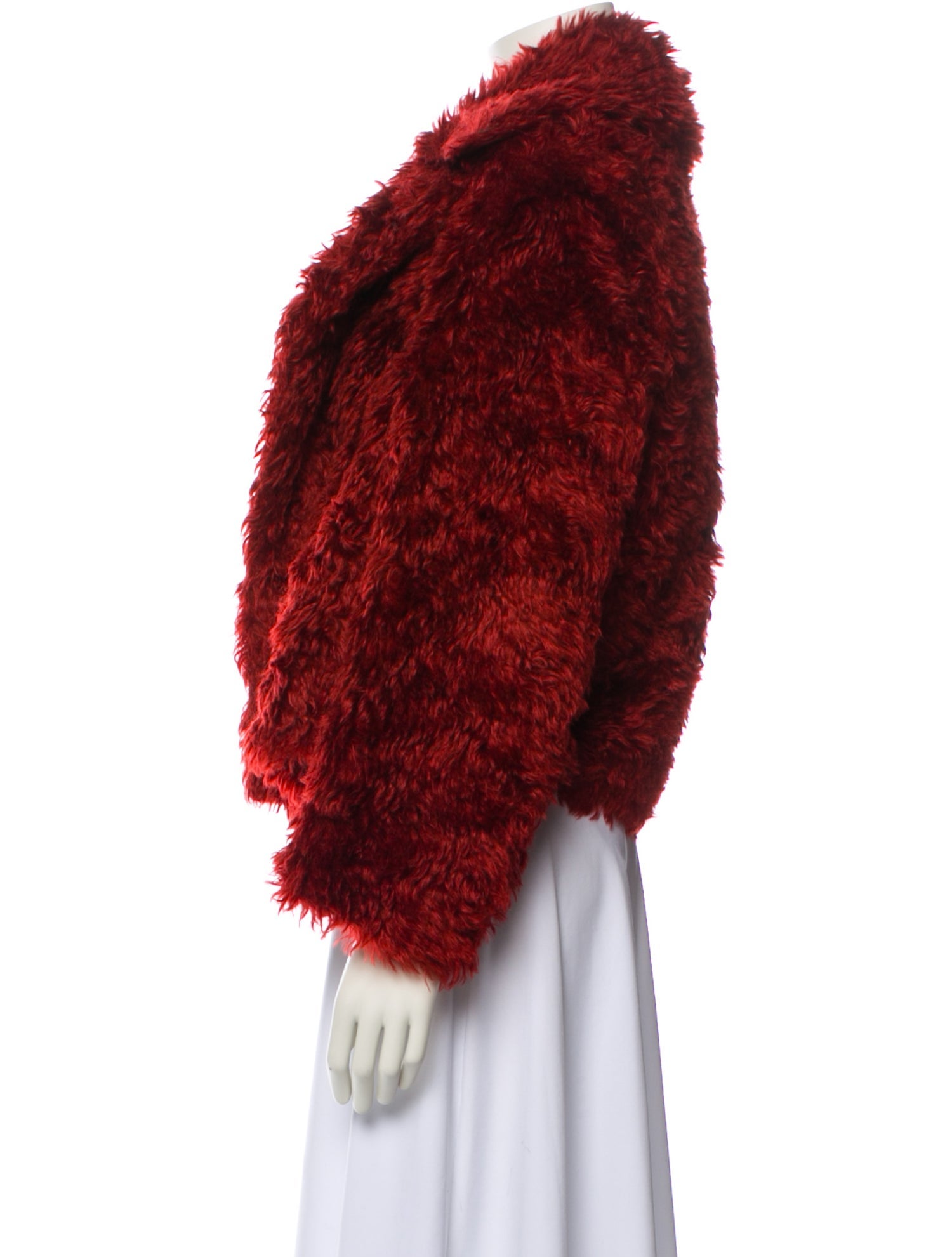 Dries Van Noten Mohair Faux Fur Jacket