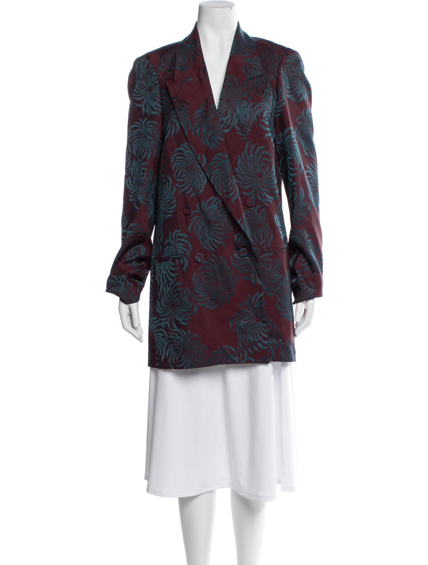 Dries Van Noten Floral Print Evening Jacket