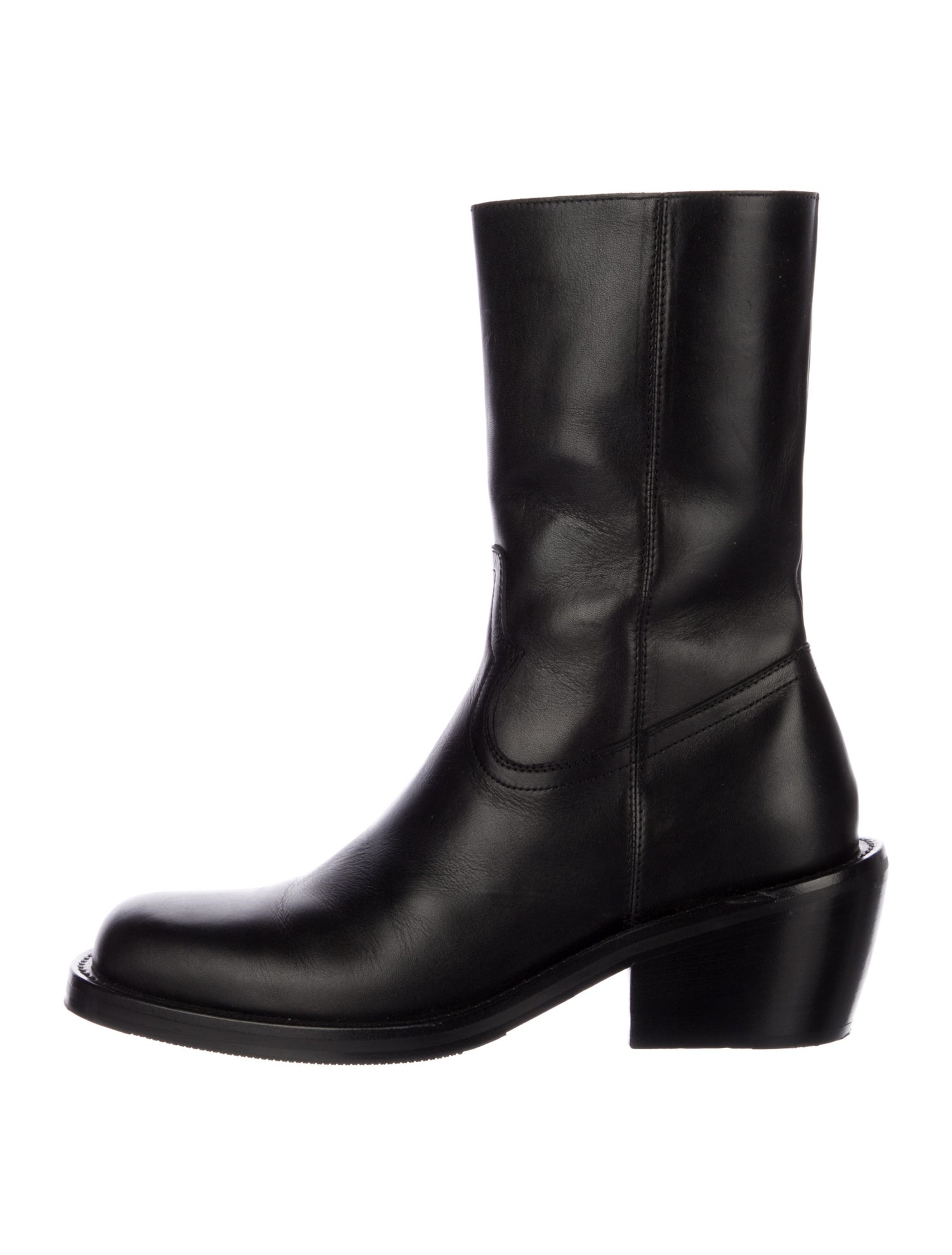 Dries Van Noten Leather Boots