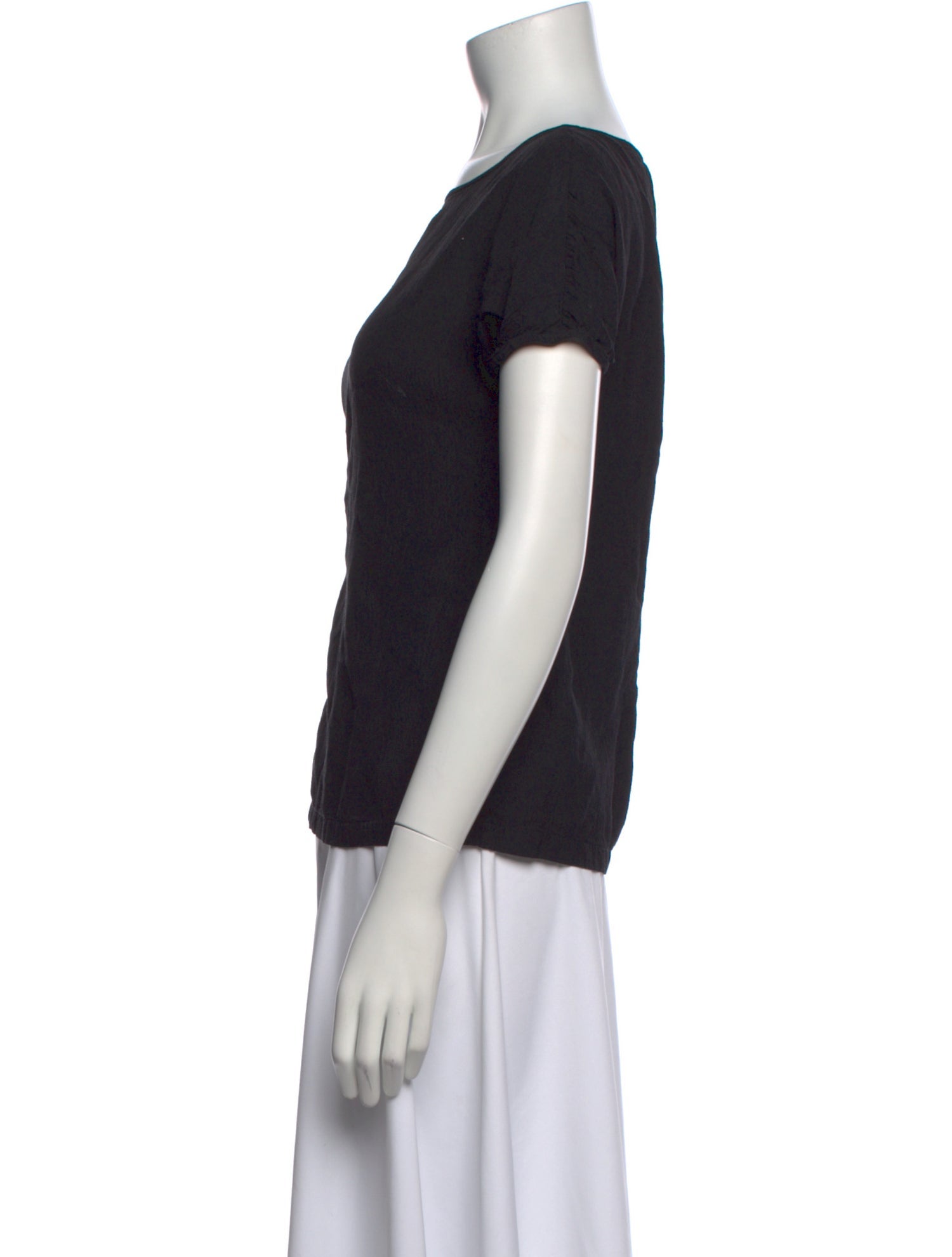 Dries Van Noten Bateau Neckline Short Sleeve T-Shirt