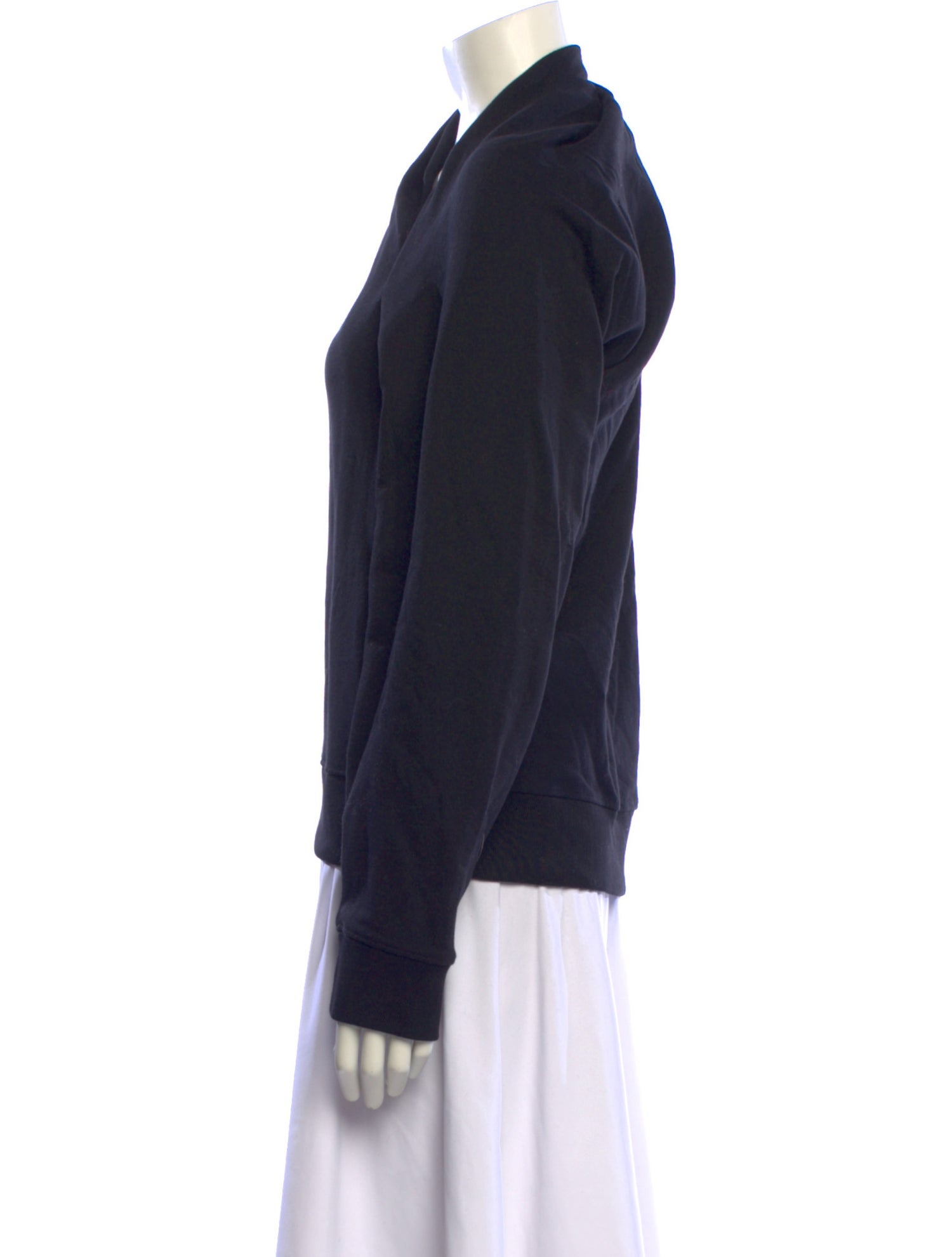 Dries Van Noten Cowl Neck Long Sleeve Sweatshirt