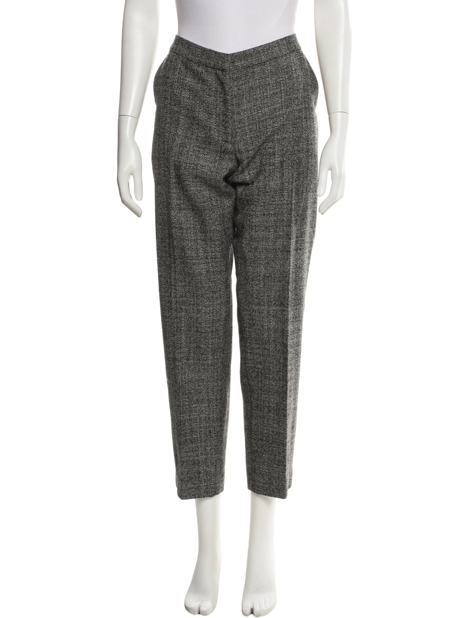 Dries Van Noten Wool Straight Leg Pants