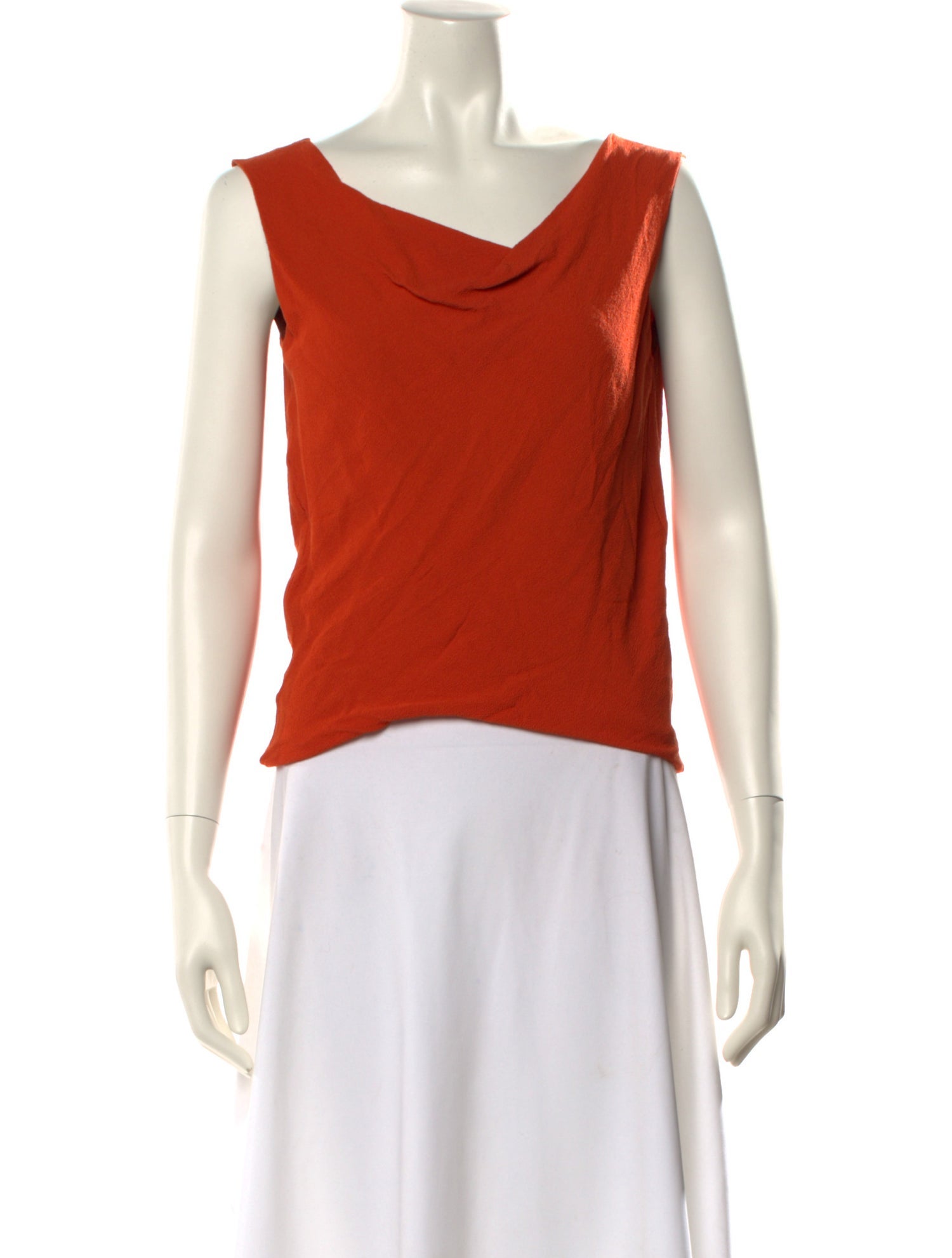 Dries Van Noten Cowl Neck Sleeveless Top