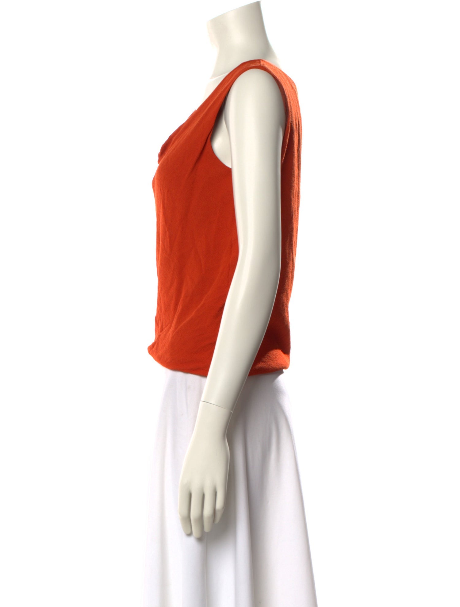 Dries Van Noten Cowl Neck Sleeveless Top