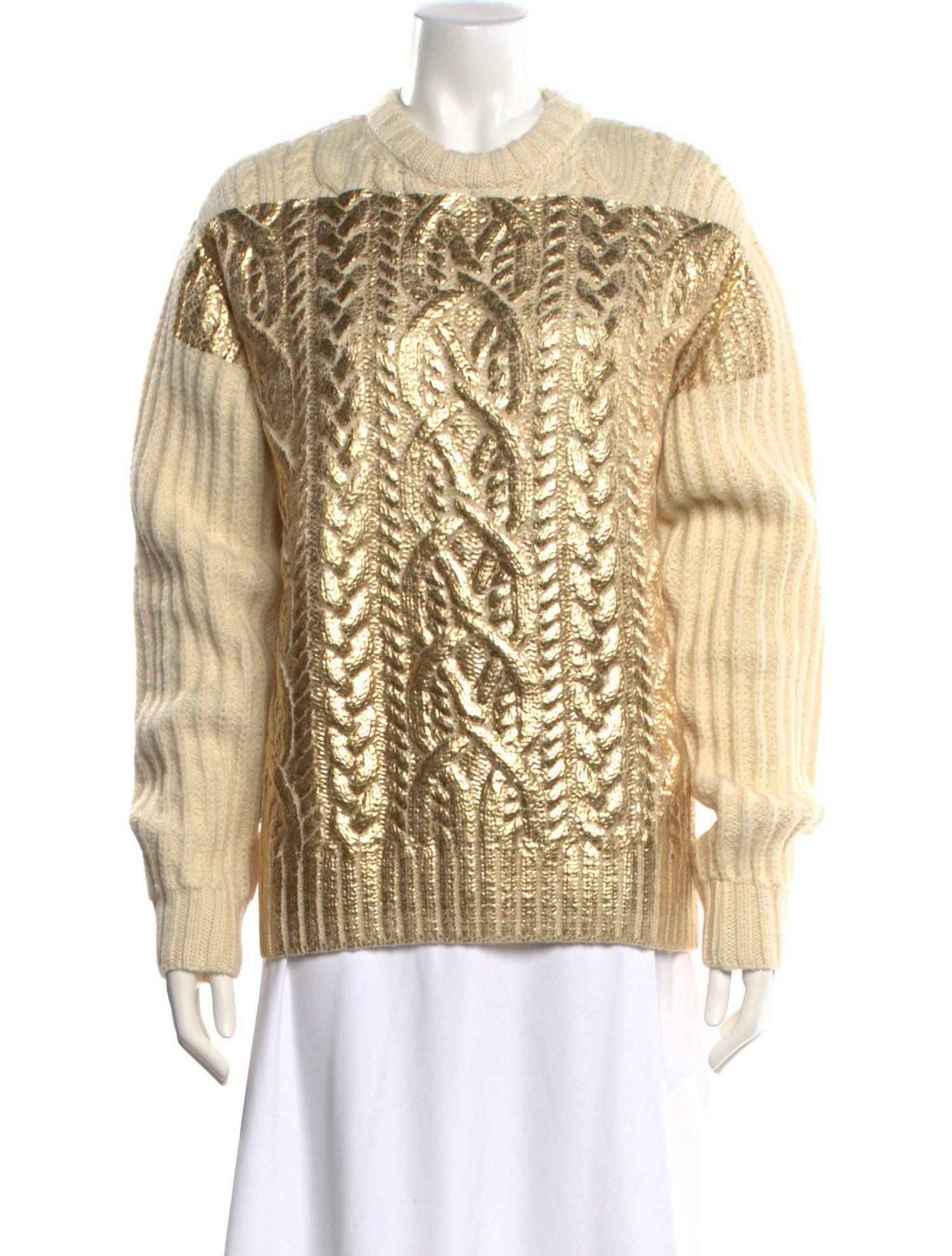 Dries Van Noten Wool Patterned Sweater