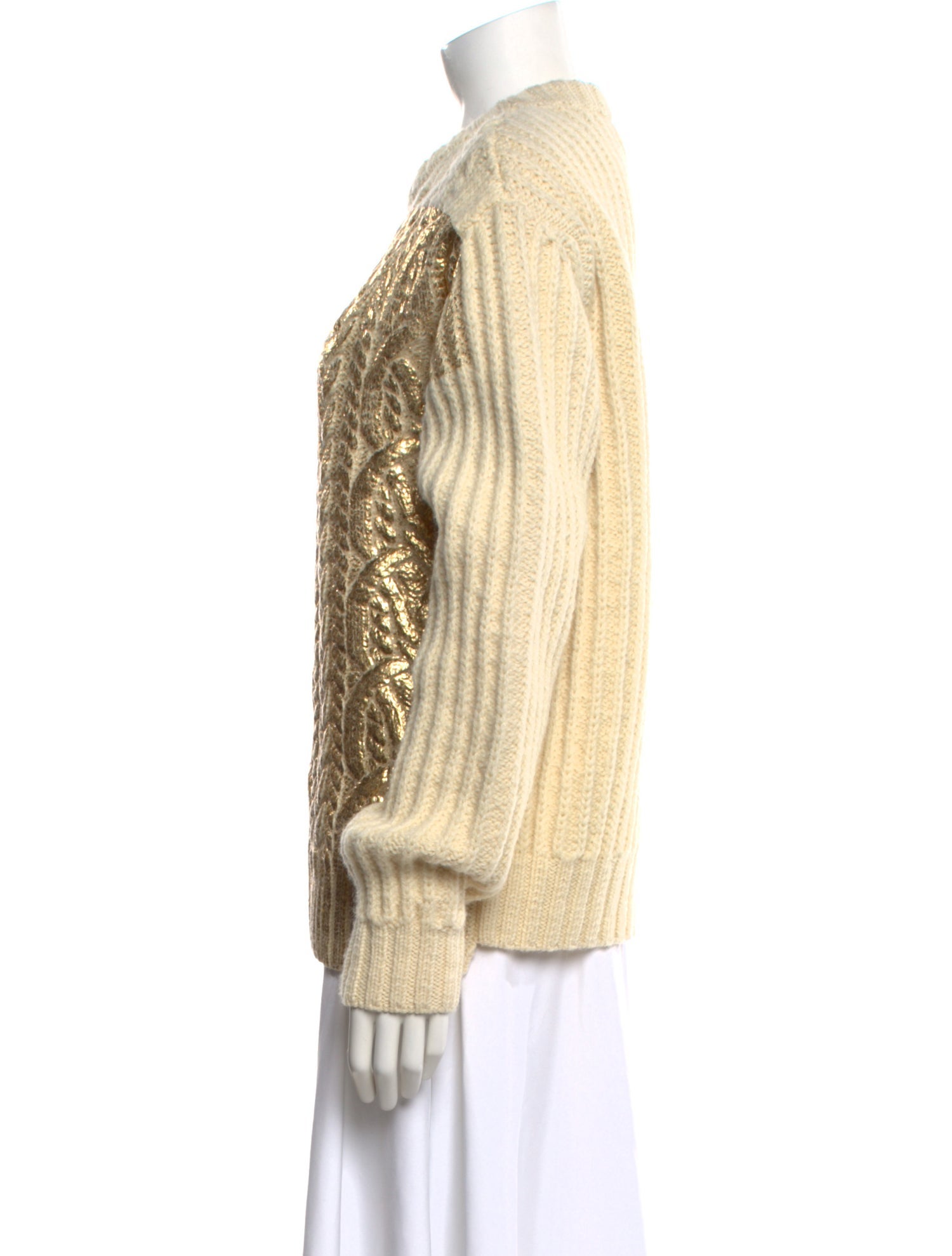 Dries Van Noten Wool Patterned Sweater