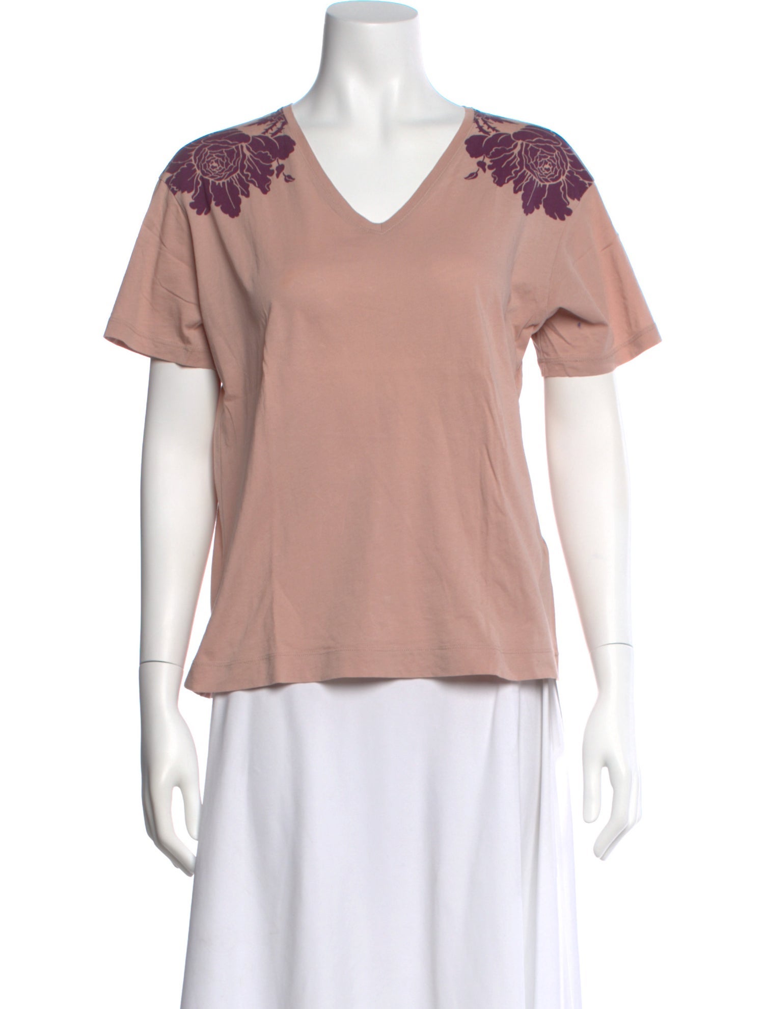 Dries Van Noten V-Neck Short Sleeve T-Shirt