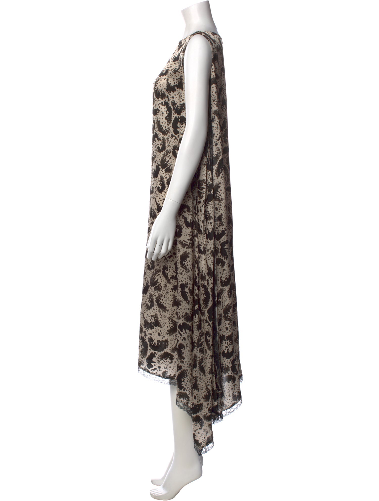 Dries Van Noten Silk Midi Length Dress