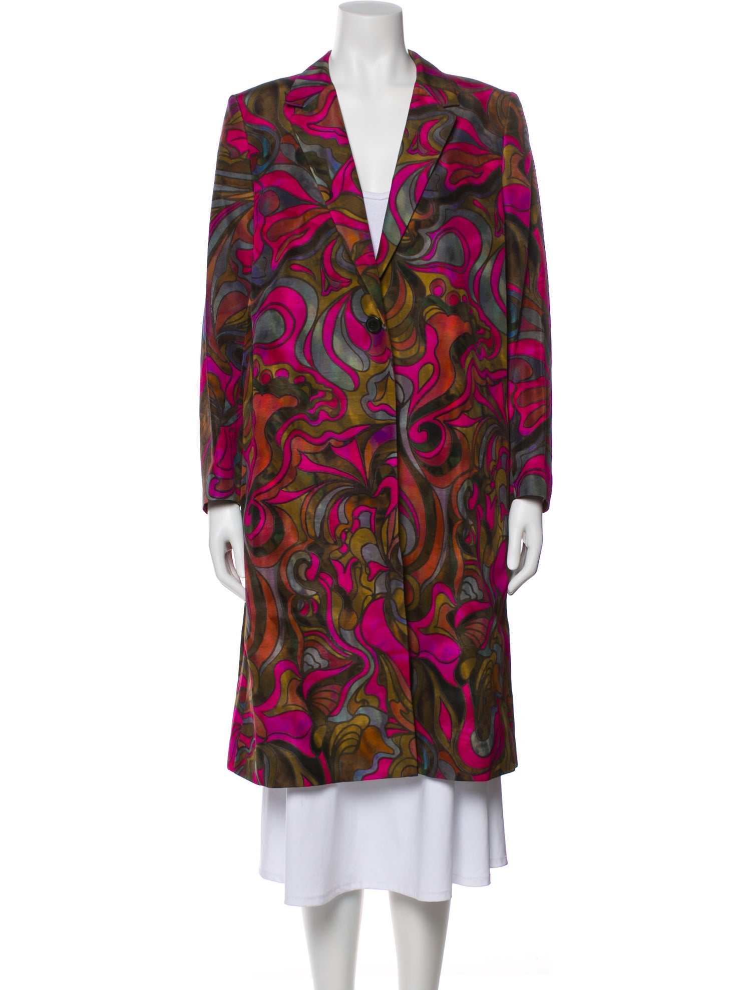 Dries Van Noten Printed Coat