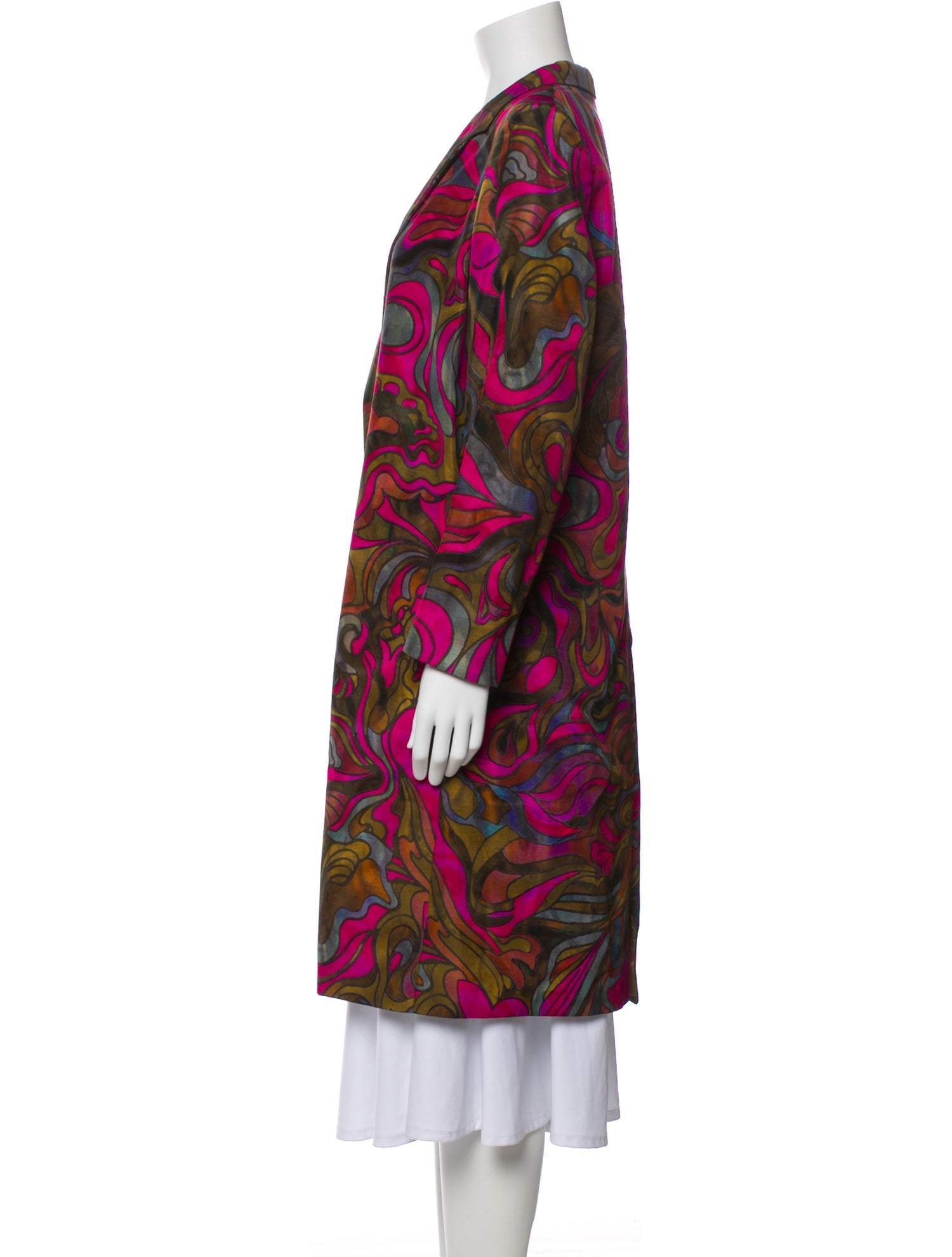 Dries Van Noten Printed Coat